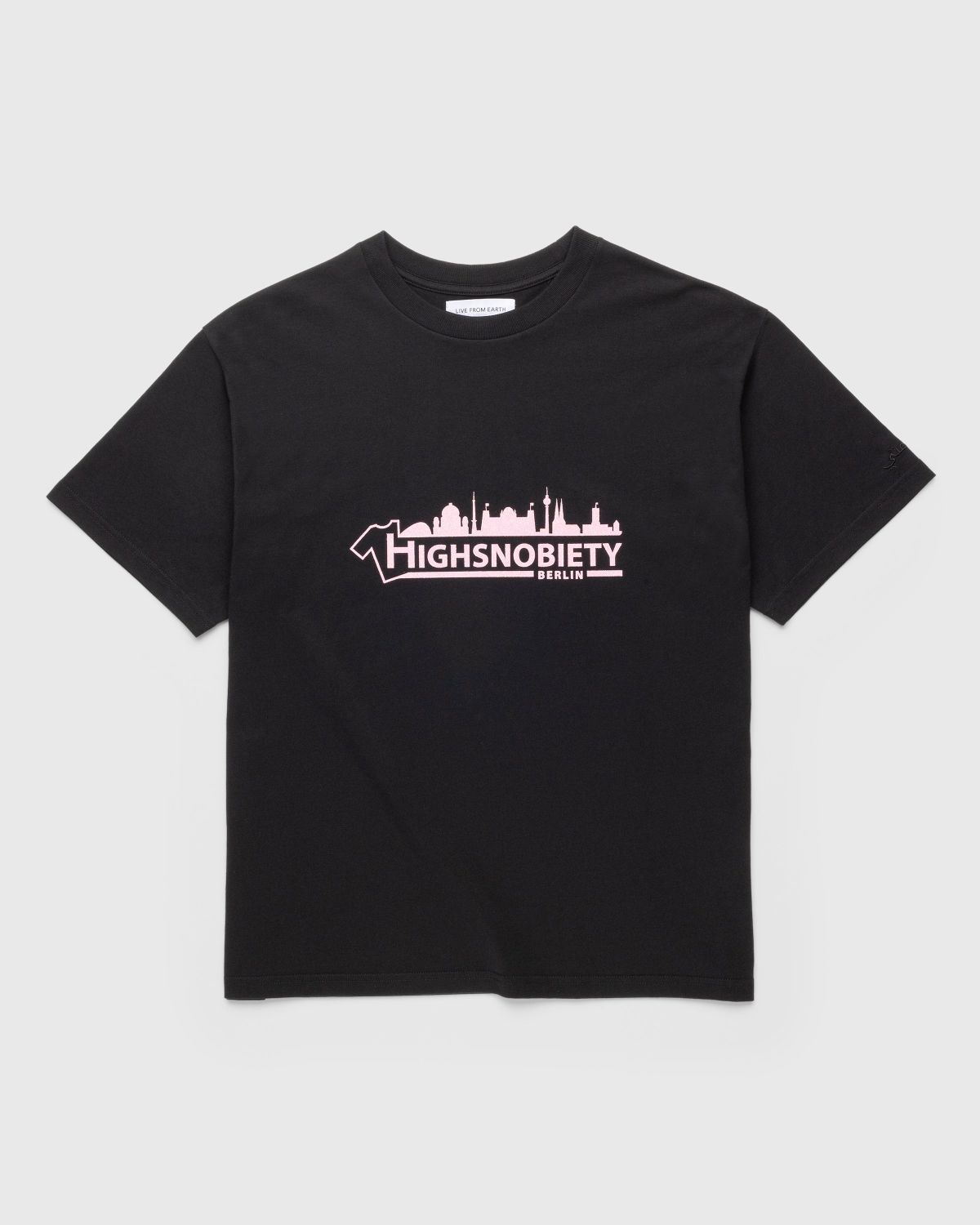 Live From Earth x Highsnobiety – BERLIN, BERLIN 3 Logo T-Shirt Black - T-Shirts - Black - Image 1