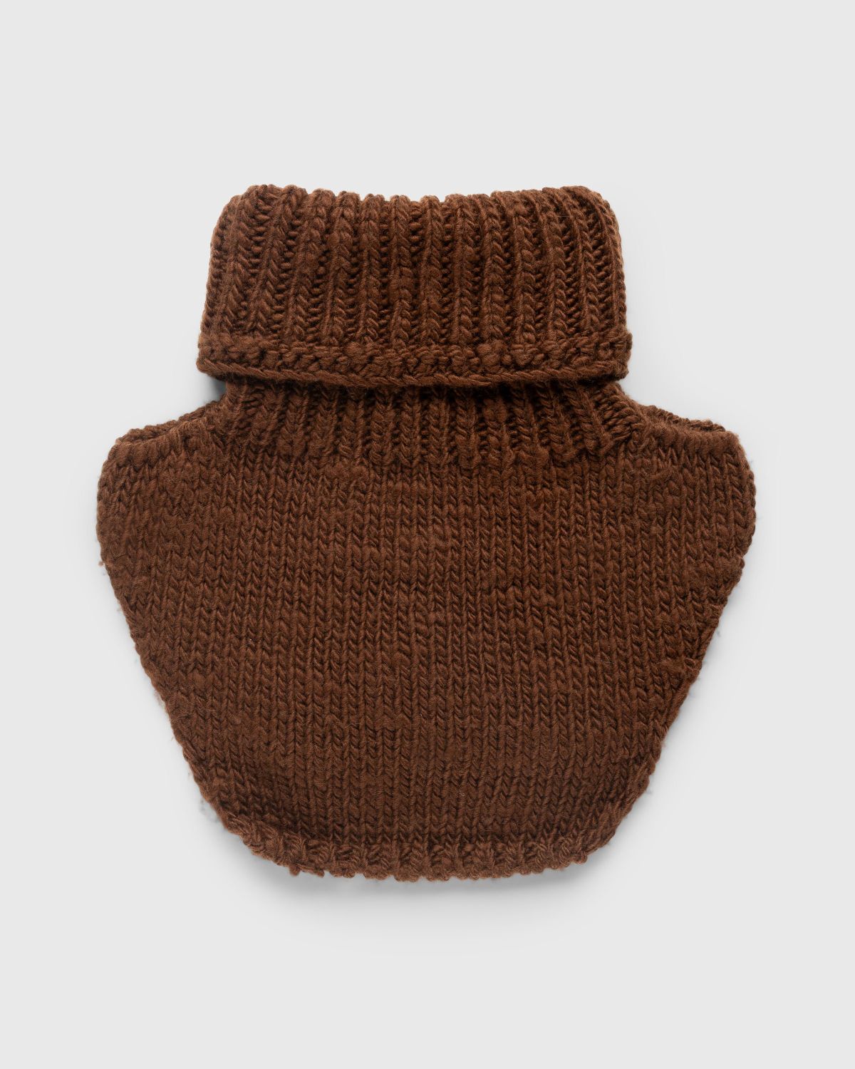 ROA – Wool Neck Gaiter Brown - Scarves - Brown - Image 2