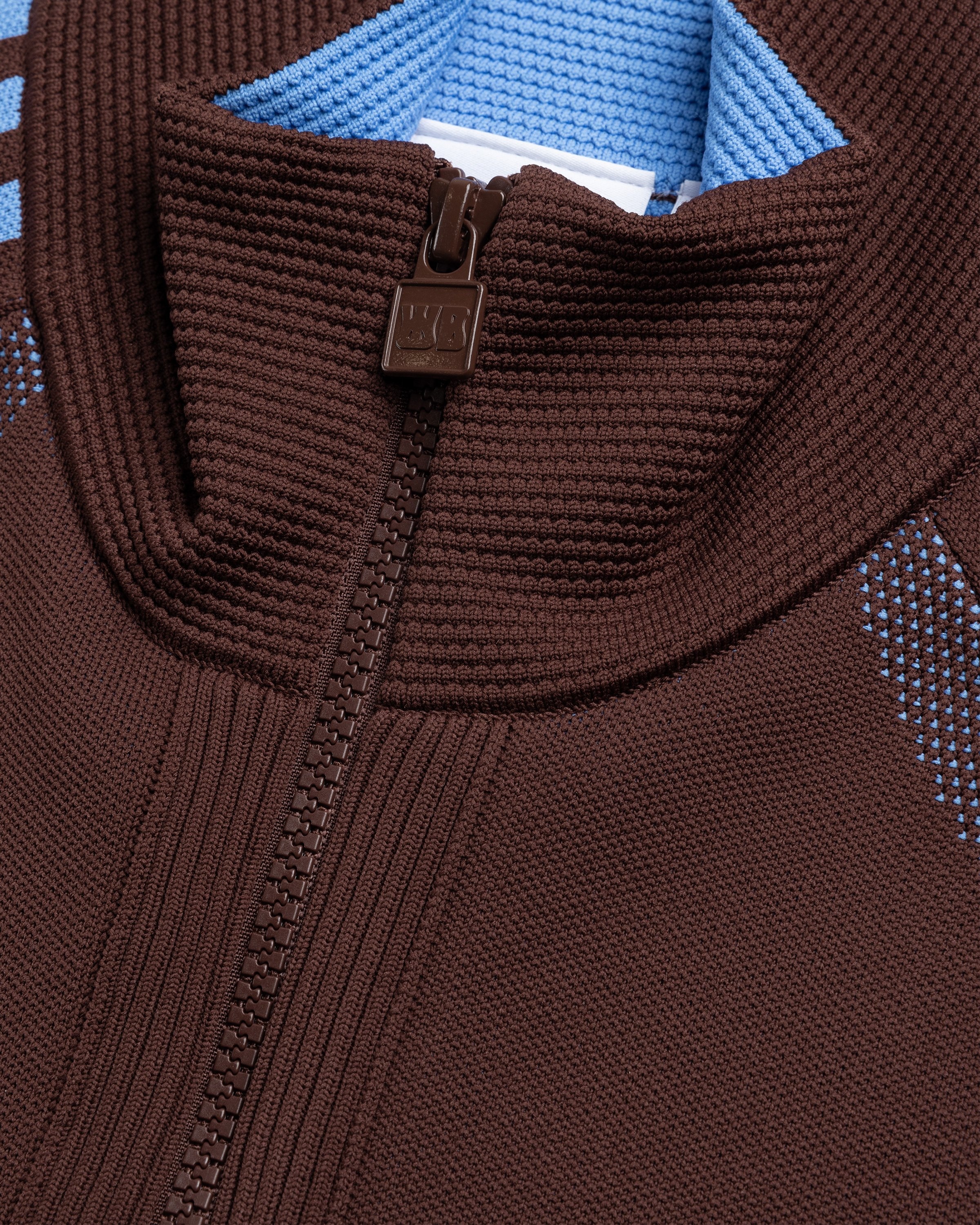 Adidas x Wales Bonner – Knit Track Top Mystery Brown - Tops - Brown - Image 6