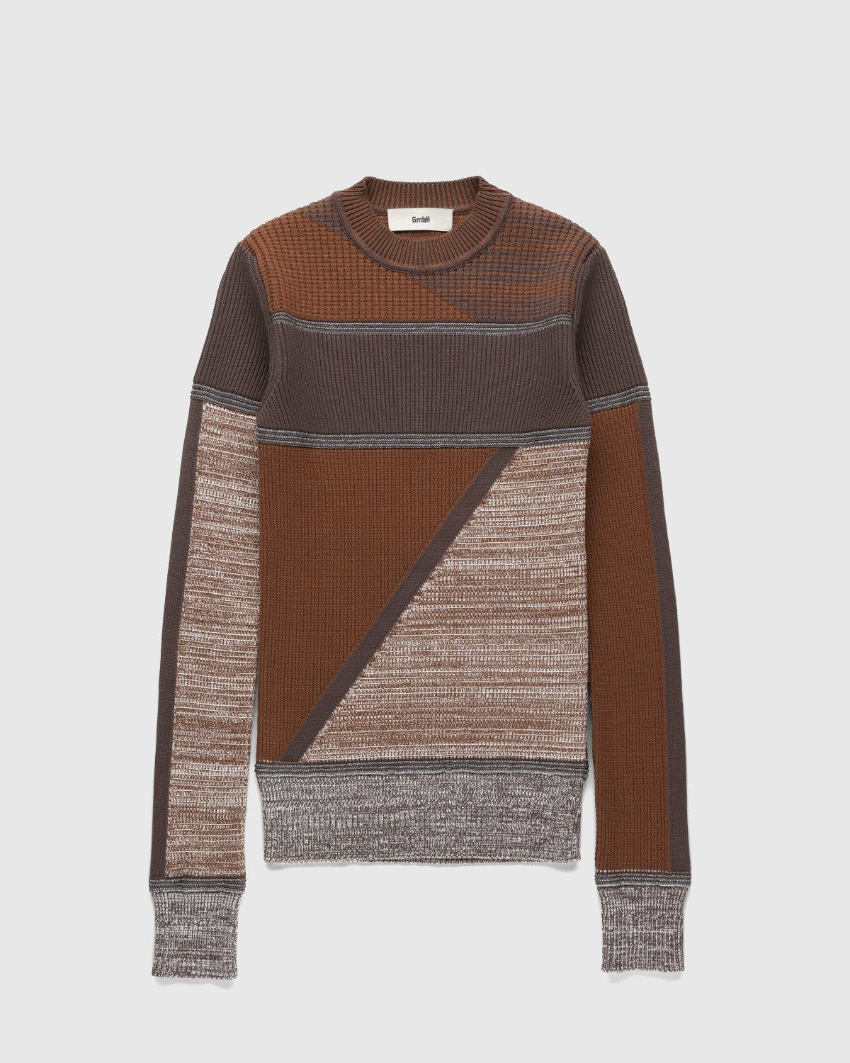 GmbH – Lyron Knit Sweater Brown - Crewnecks - Brown - Image 1