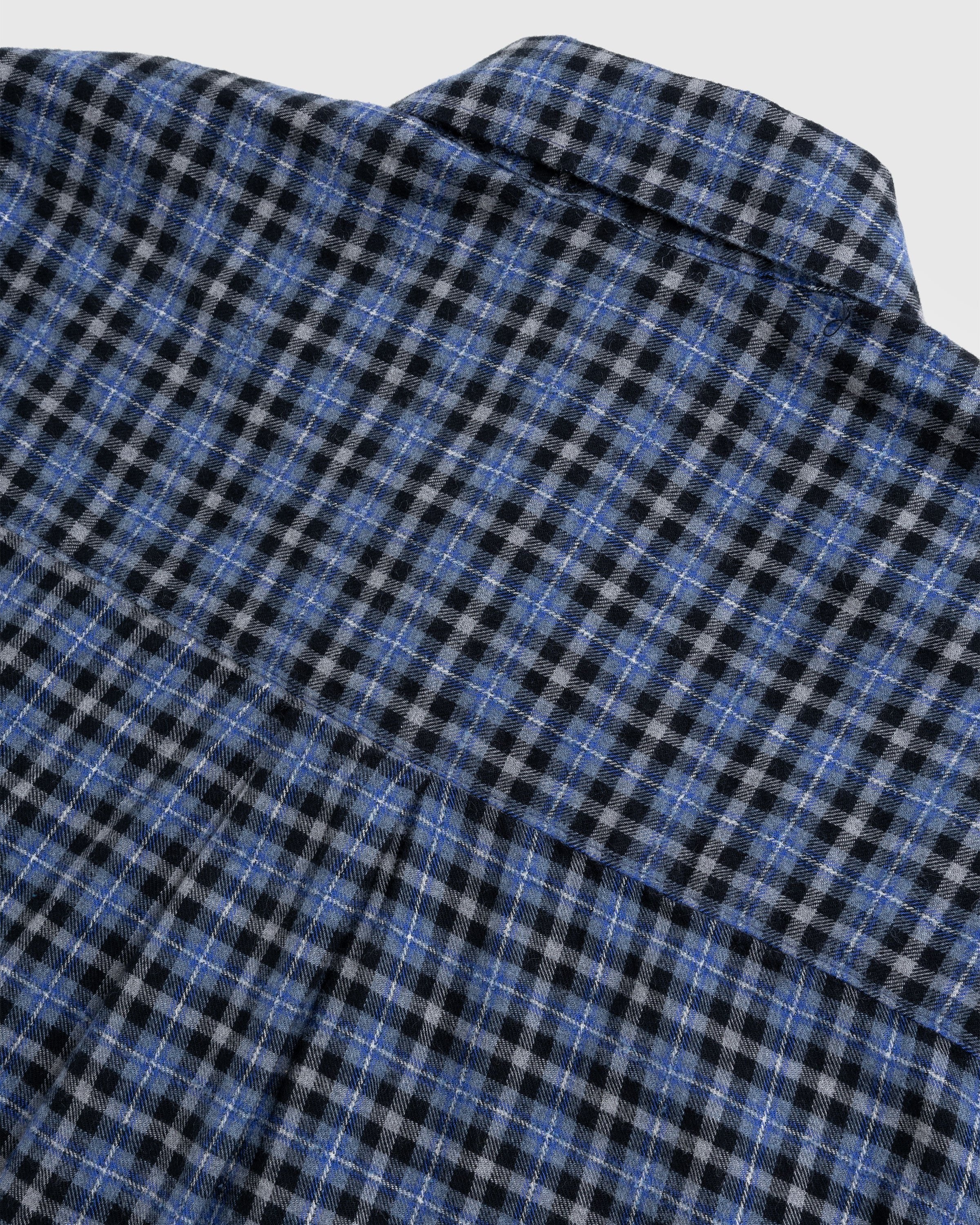 Our Legacy – Above Shirt Cantrell Check - Shirts - Blue - Image 7