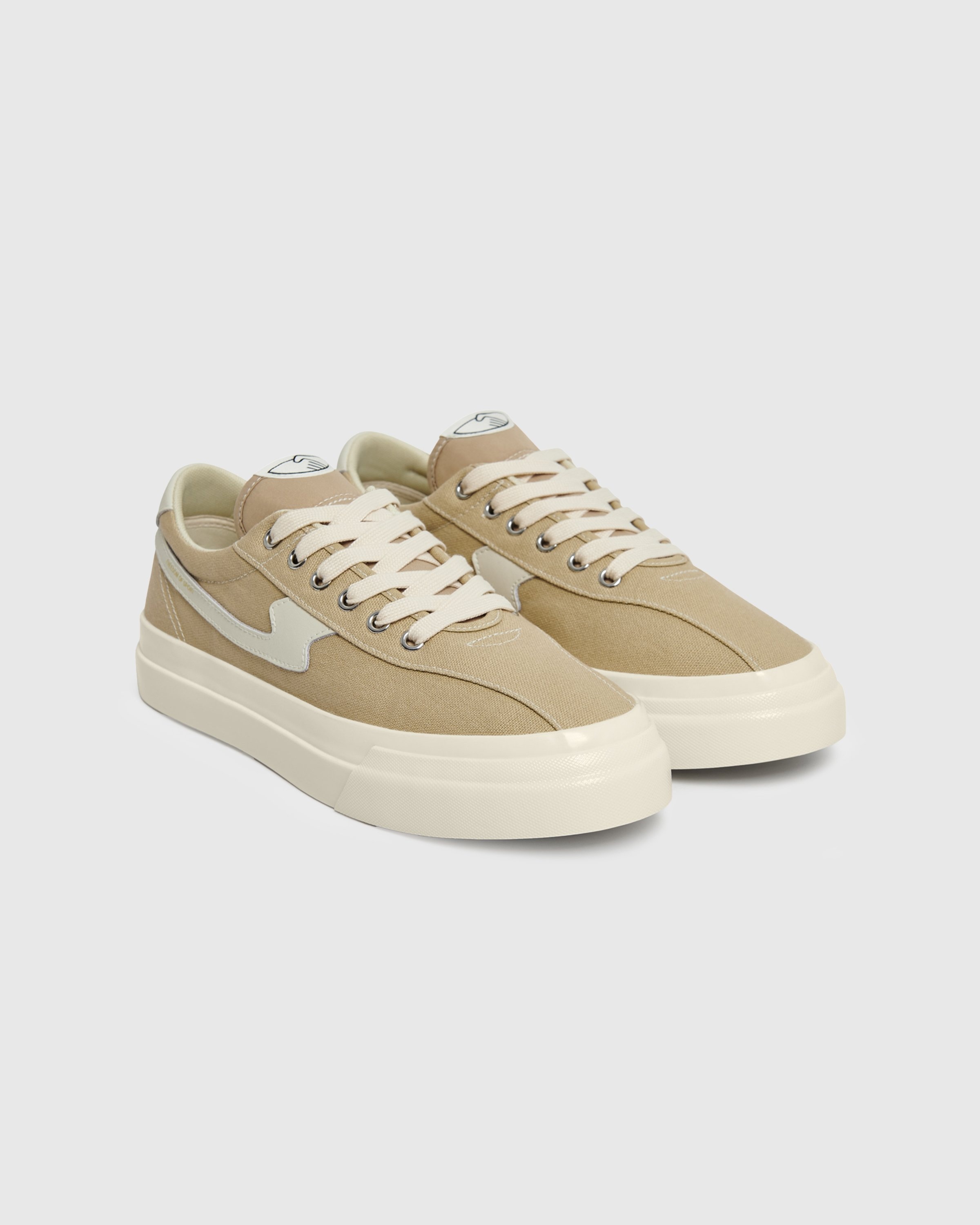 Stepney Workers Club – Dellow S-Strike Canvas Ecru - Sneakers - Red - Image 2