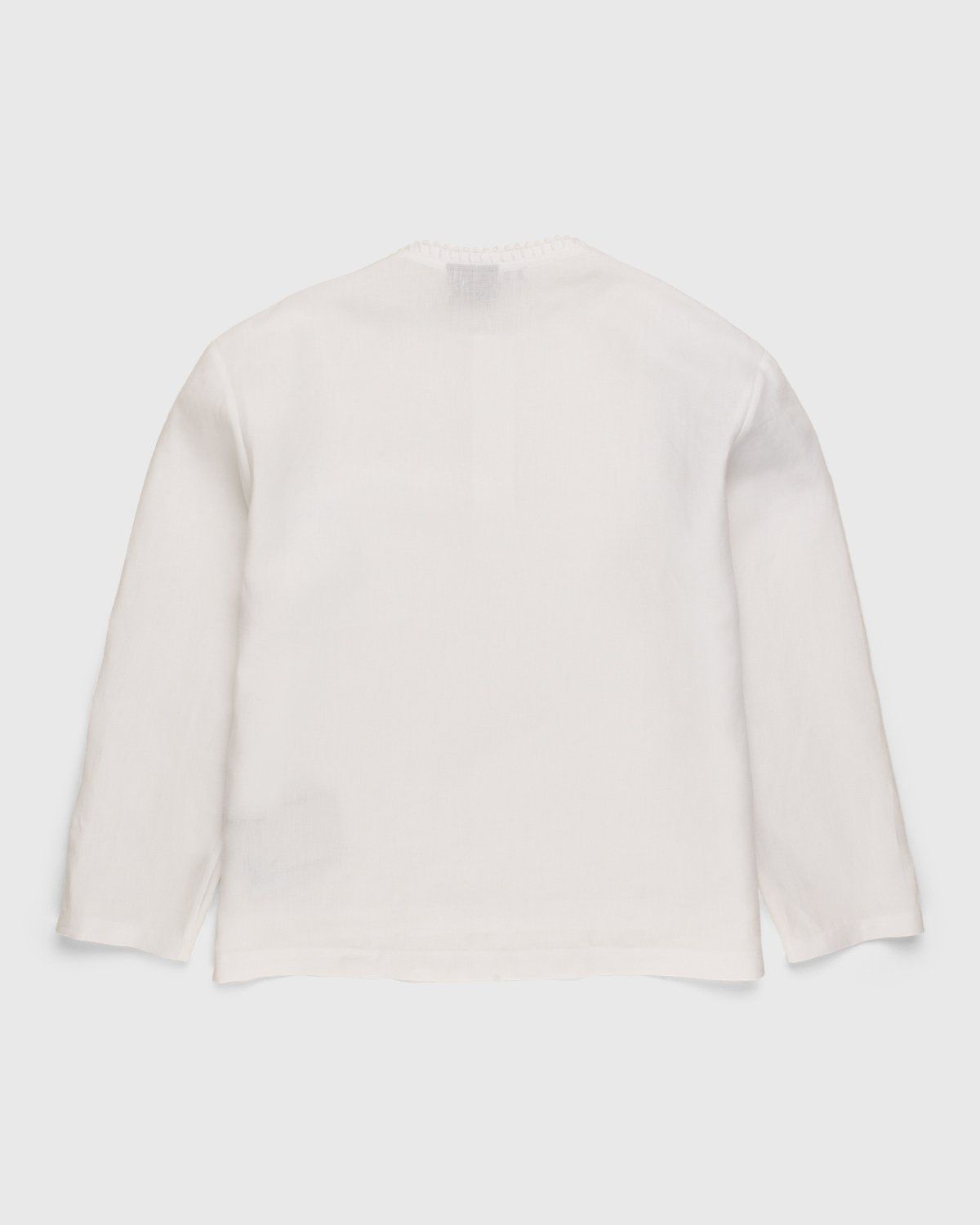 Loewe – Paula's Ibiza Buttoned Pullover Shirt White - Shirts - White - Image 2
