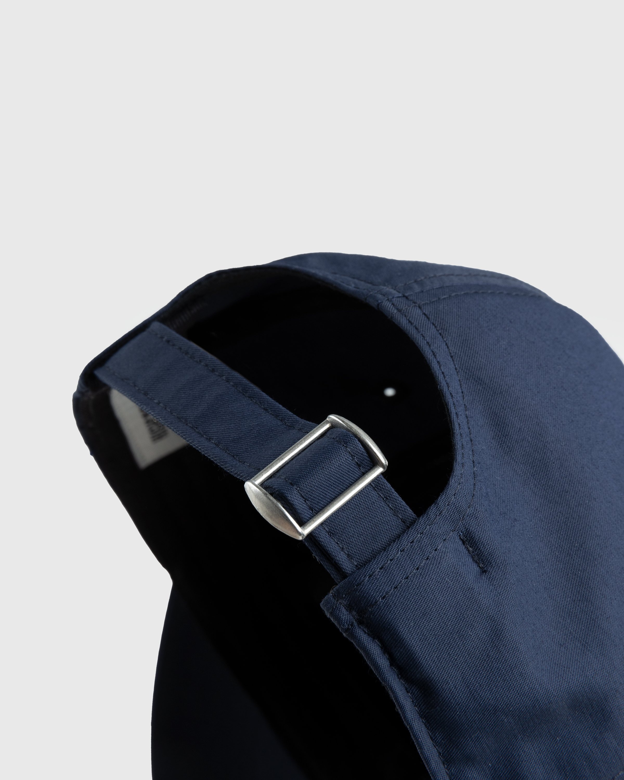 Highsnobiety – Brushed Nylon Logo Cap Dark Blue - Hats - Blue - Image 4
