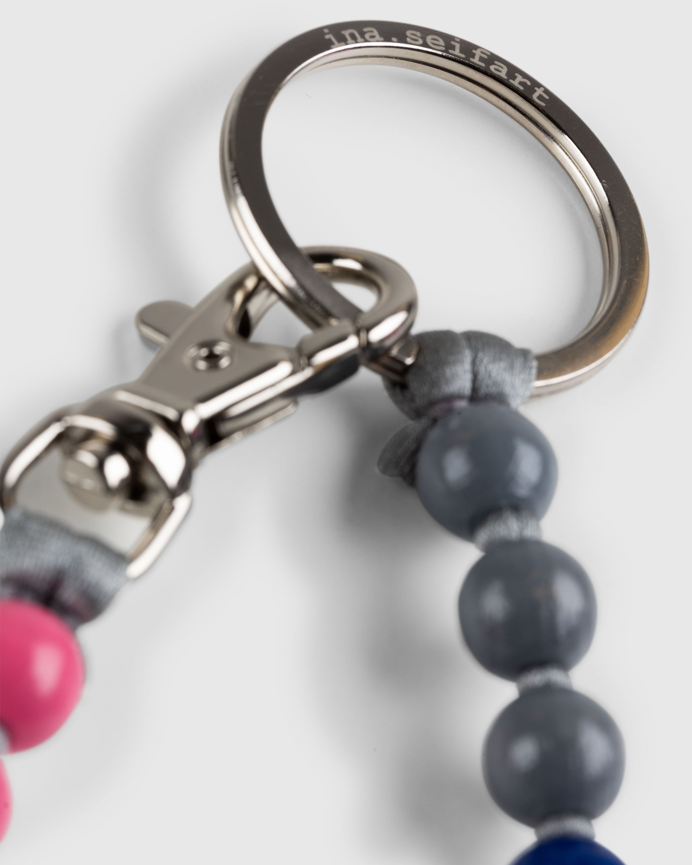 Ina Seifart – Pearl Keychain Long Custom Blue - Keychains - Blue - Image 2