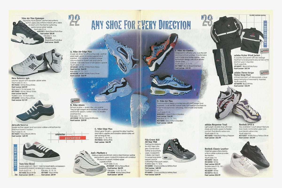 Nike shoes 1998 sales