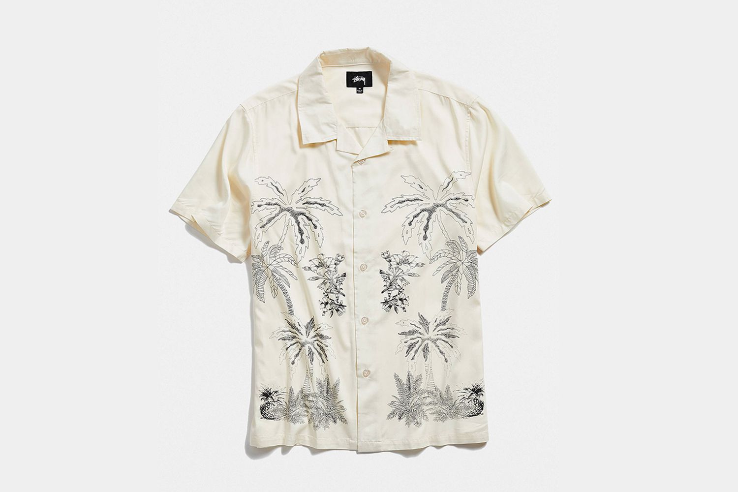 Palm Tree Button-Down Shirt