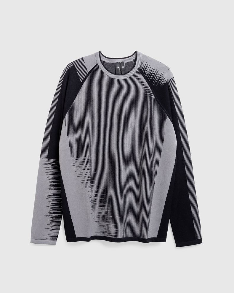Logo Knit Sweater Black/Gray