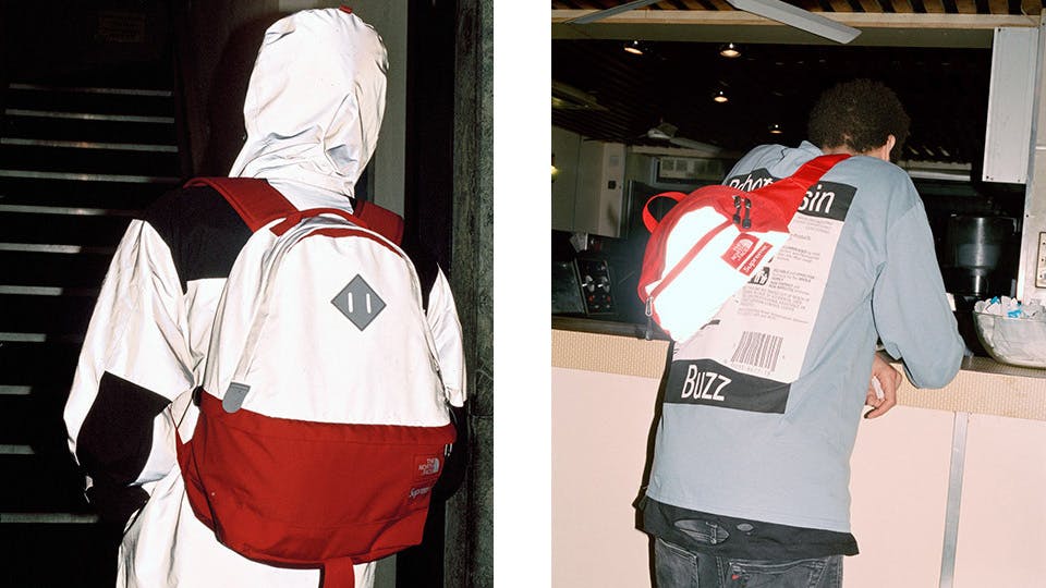 supreme x the north face history ss13