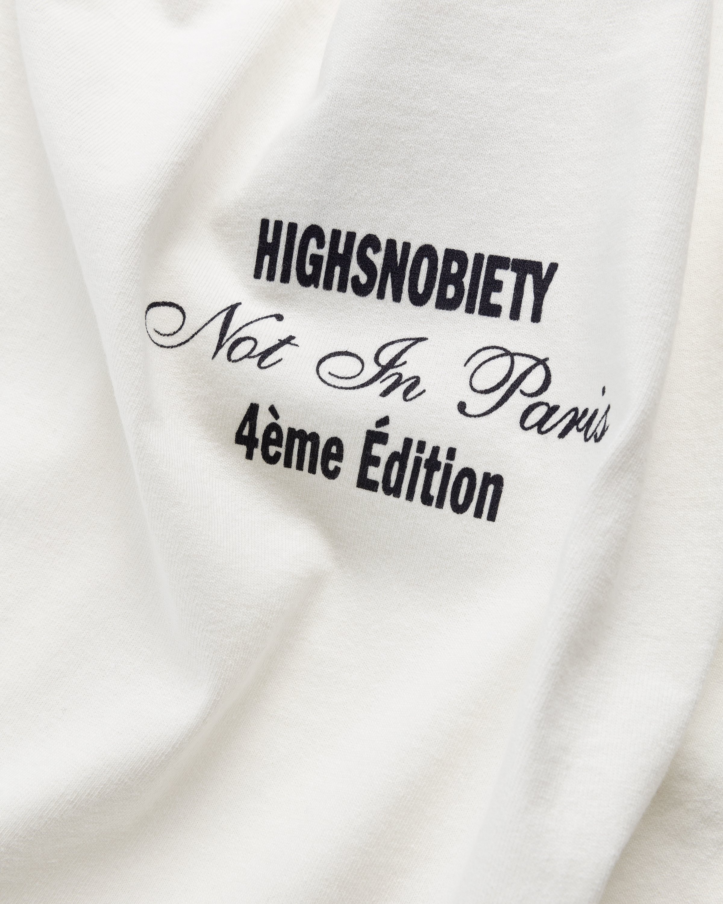 Highsnobiety – Not In Paris 4 Baguette Longsleeve White - Longsleeves - White - Image 6