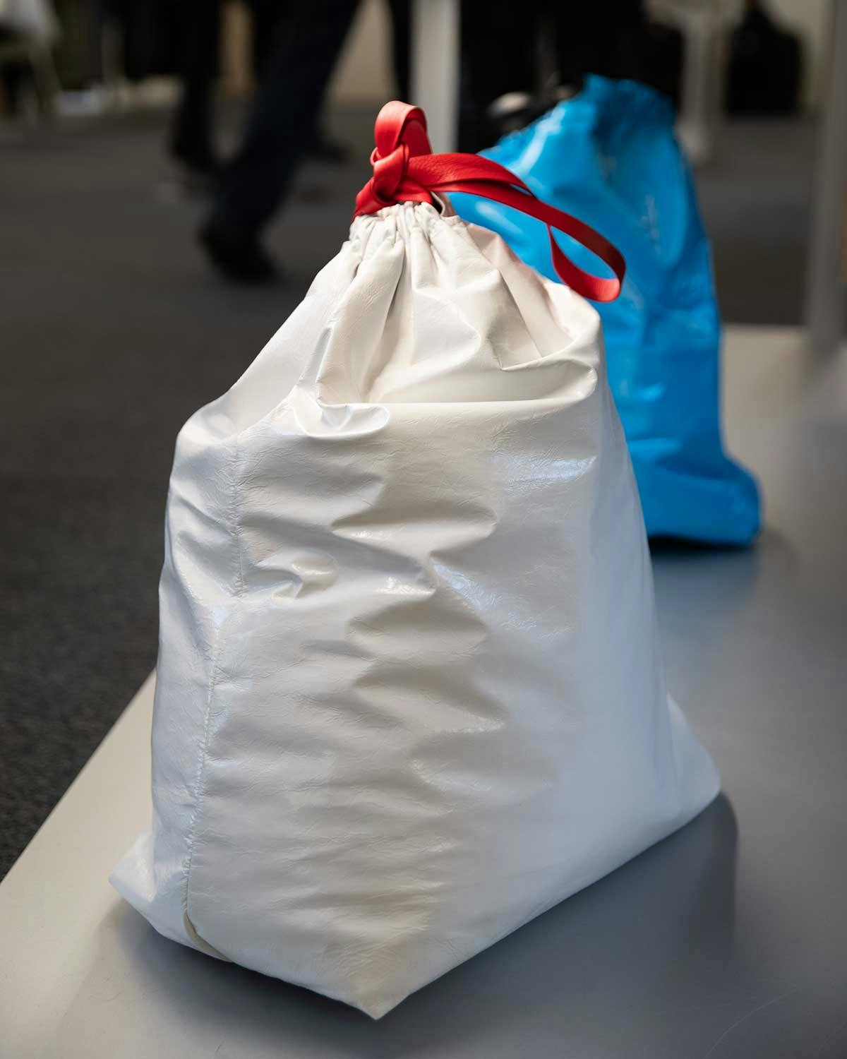 the balenciaga trash pouch