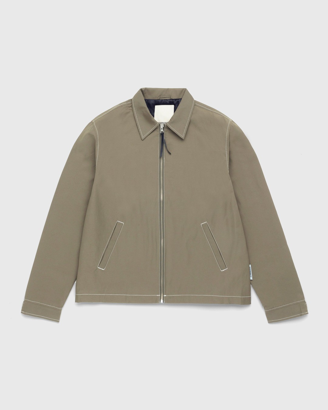 Highsnobiety – Brushed Nylon Jacket Olive - Outerwear - Green - Image 1