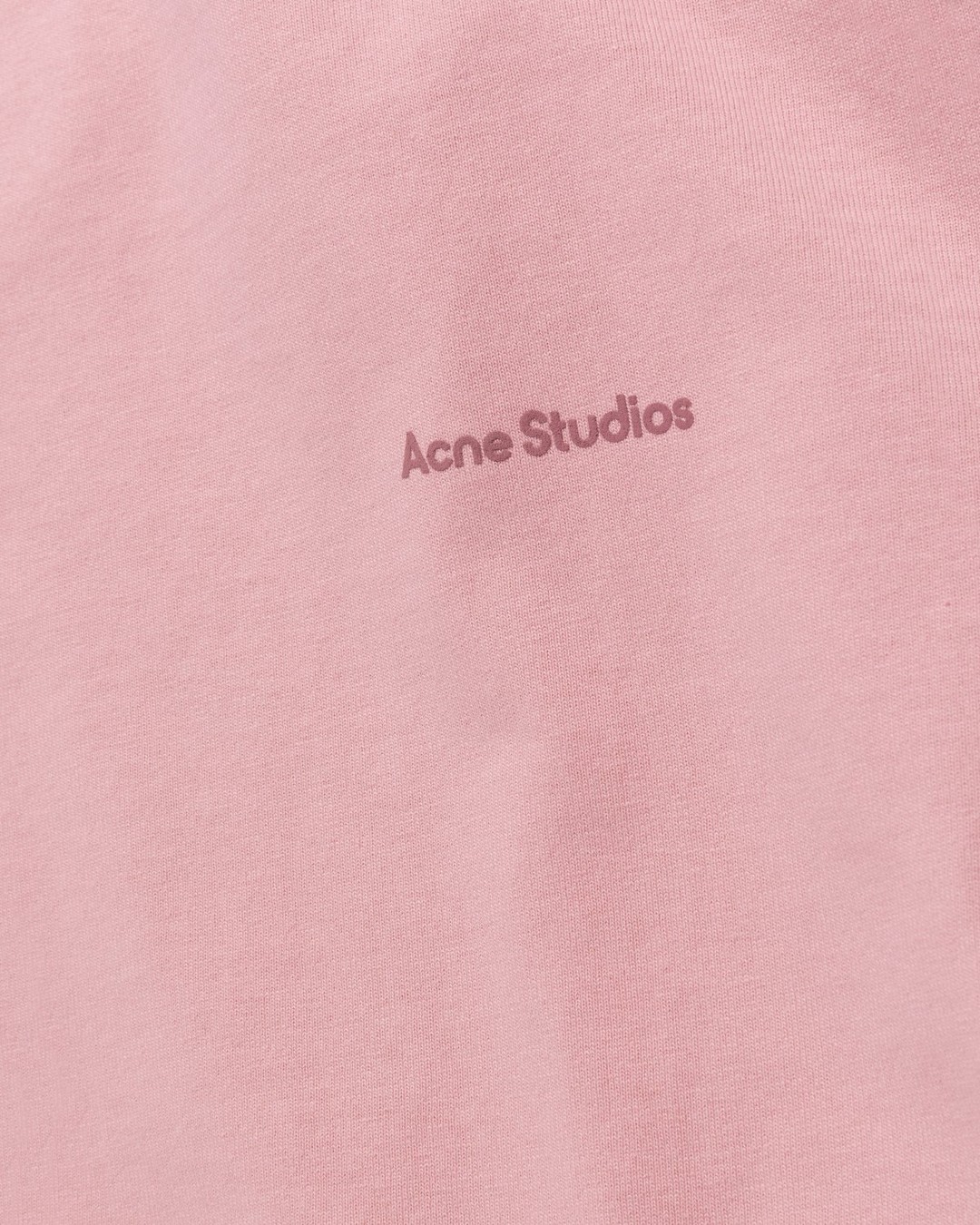 Acne Studios – Logo T-Shirt Pink - T-shirts - Pink - Image 4