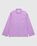 Cotton Poplin Pyjamas Shirt Purple Pink