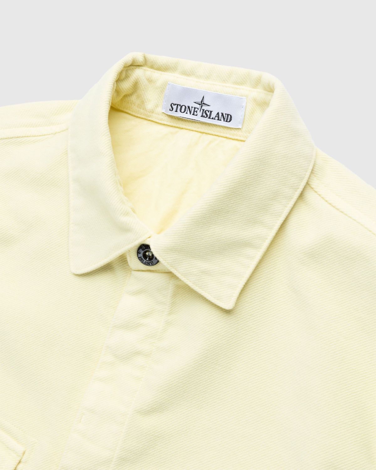 Stone Island – Garment-Dyed Cotton Overshirt Butter - Overshirt - Beige - Image 3