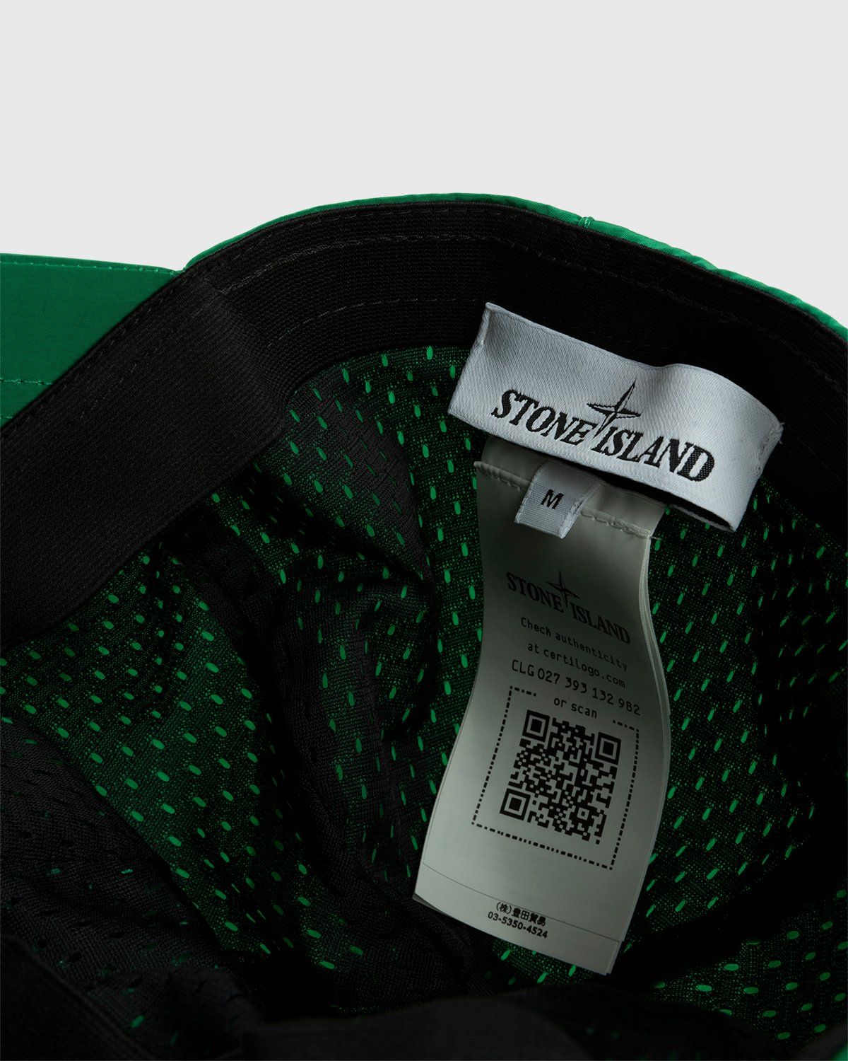 Stone Island – Six Panel Hat Green - Caps - Green - Image 4