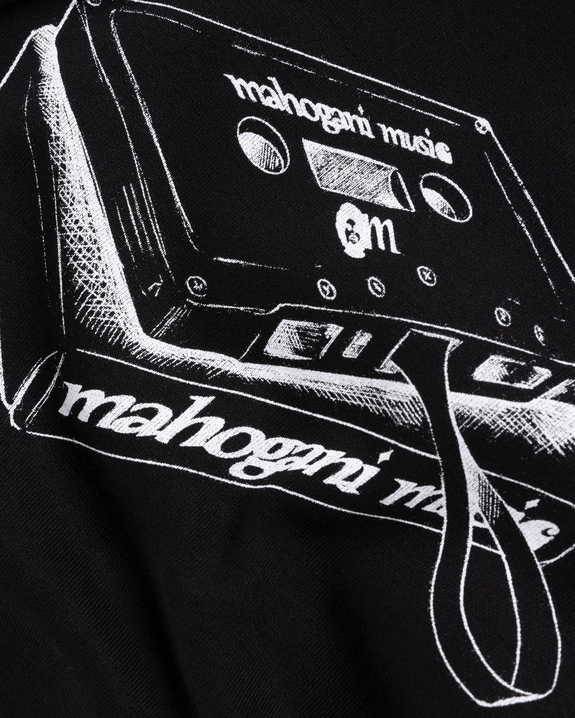 Carhartt WIP – Mahogani Music Hoodie Black/White - Sweats - Black - Image 6