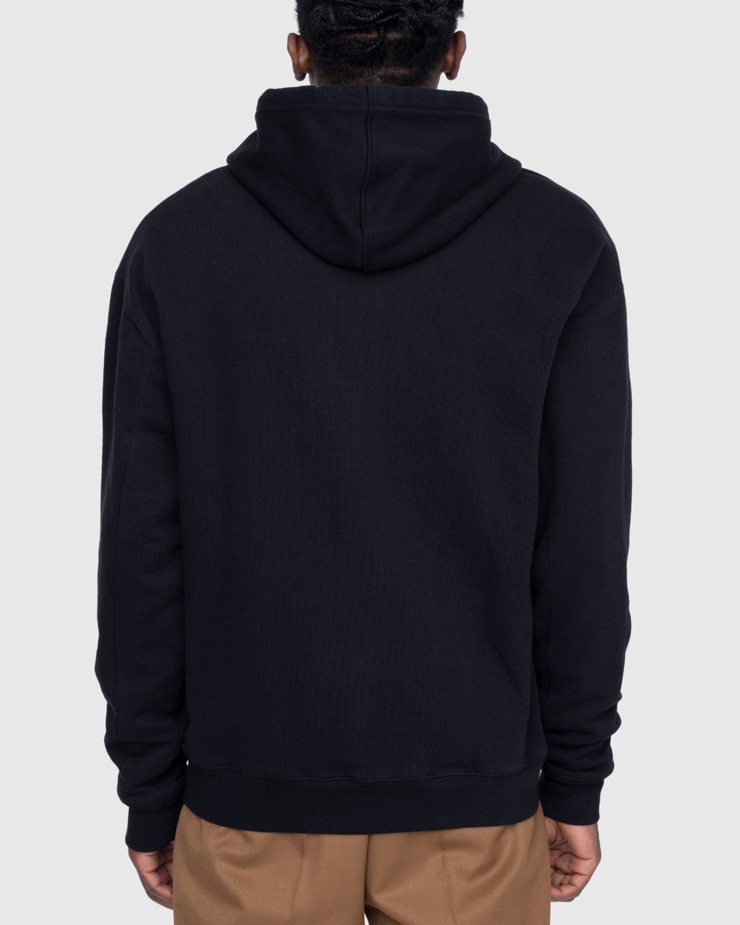 Highsnobiety – Thermal Zip Fleece Hoodie Black - Sweats - Black - Image 4