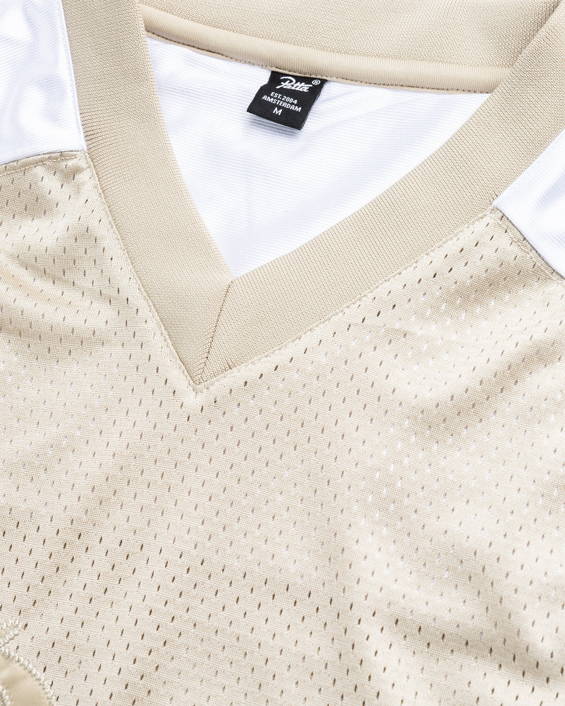 Patta – Respect Football Jersey Cement/White - Tops - White - Image 5