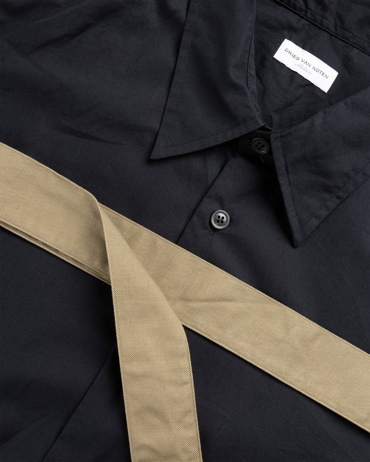 Dries van Noten – Croom Bis Shirt Black - Shirts - Black - Image 5