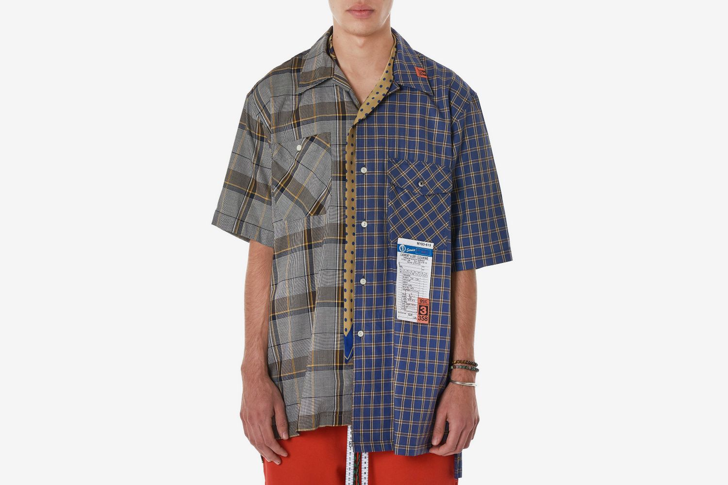Asymmetrical Collar Shirt