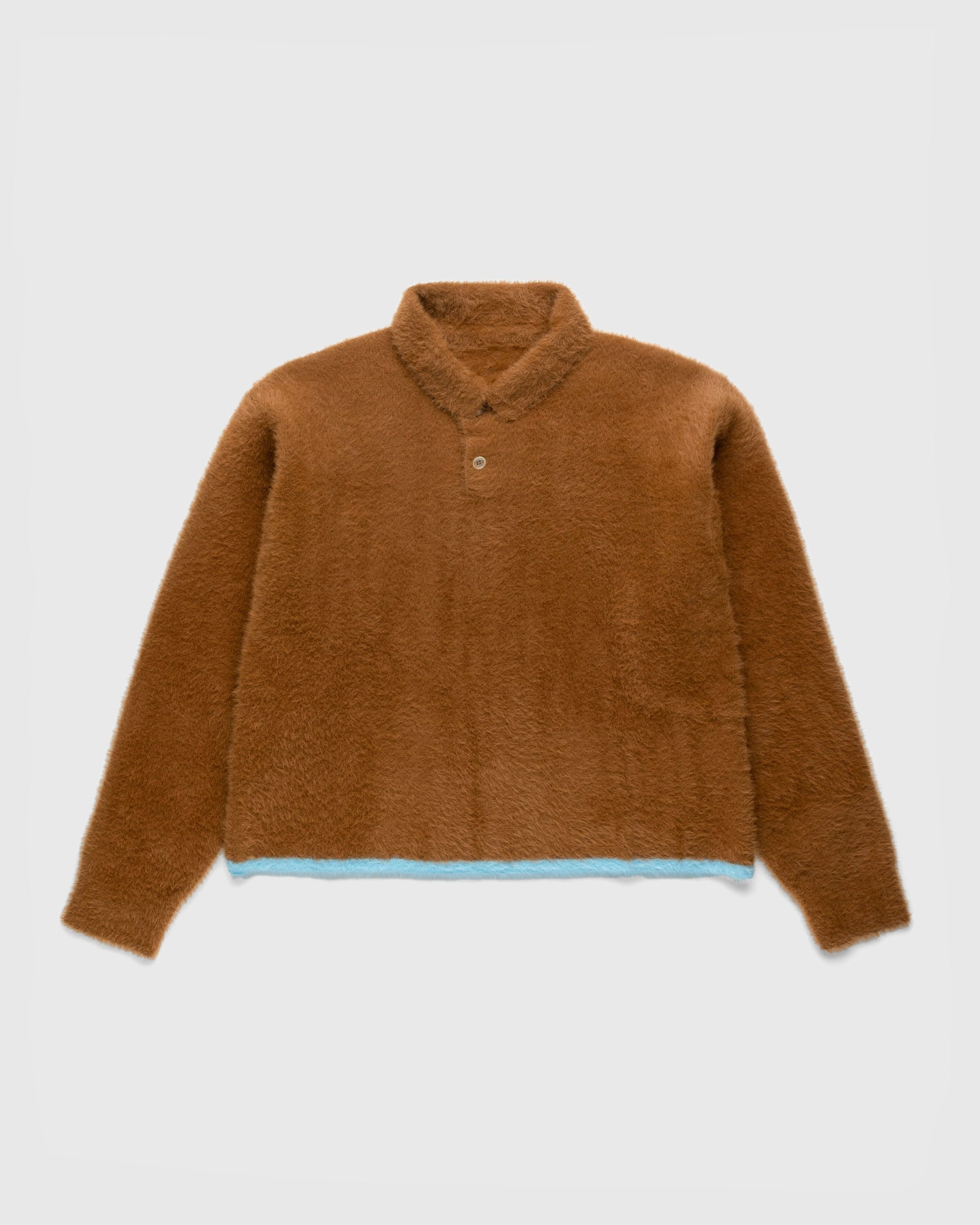 JACQUEMUS – Le Polo Neve Brown - Knitwear - Brown - Image 1