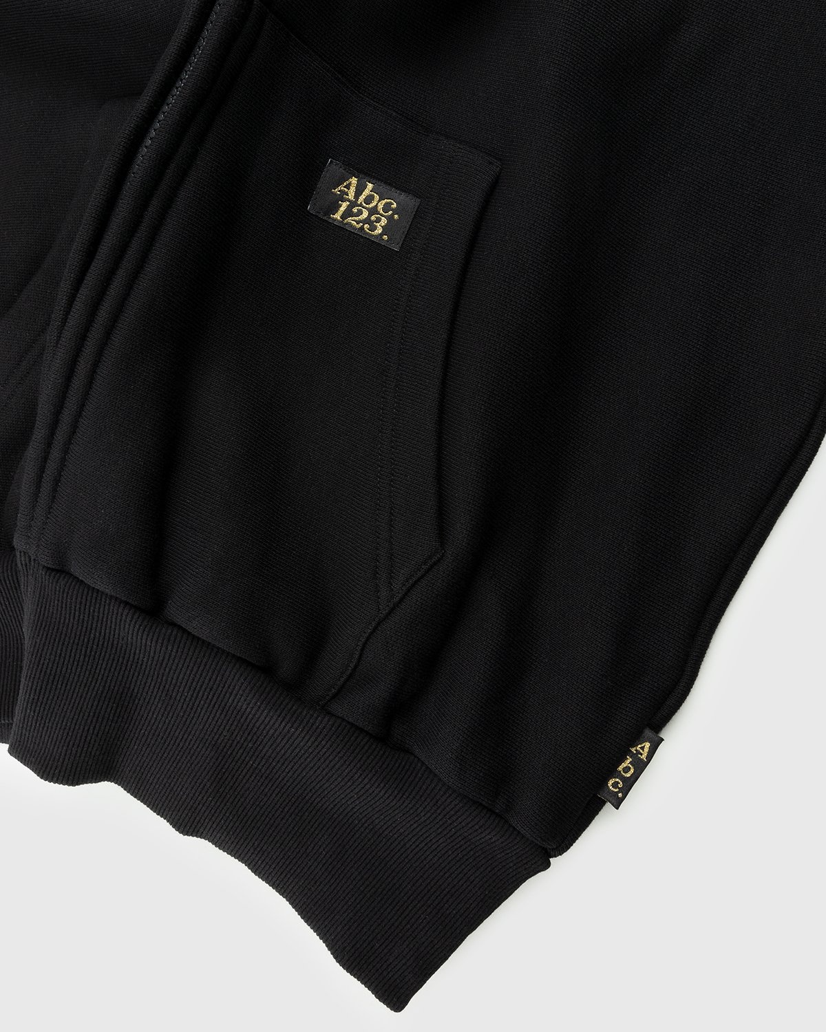 Abc. – Zip-Up French Terry Hoodie Anthracite - Sweats - Black - Image 5