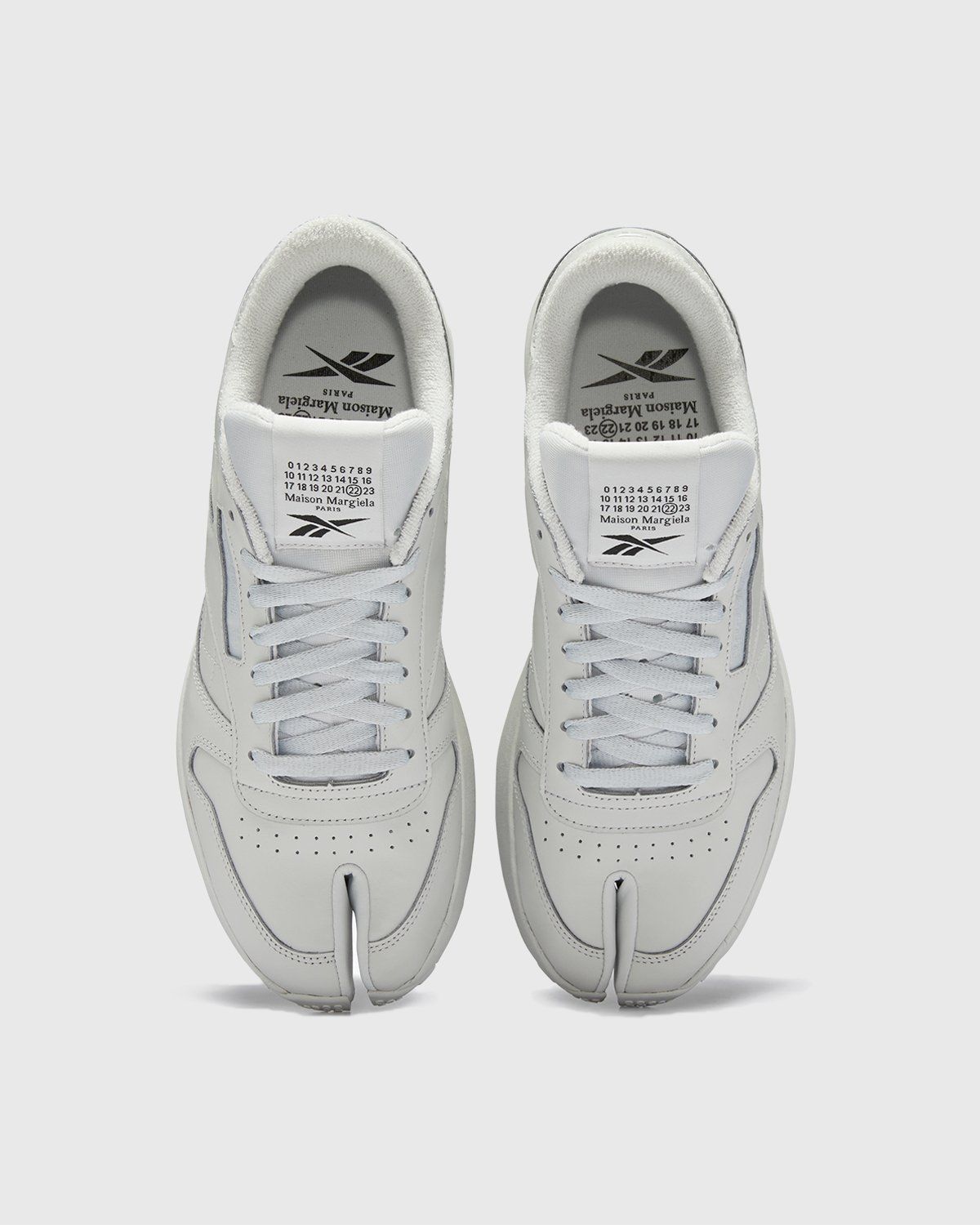 Maison Margiela x Reebok – Classic Leather Tabi Grey - Low Top Sneakers - Grey - Image 4