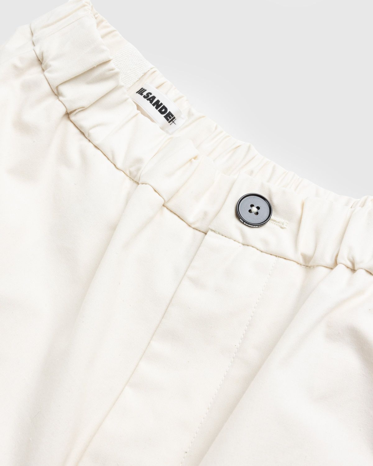 Jil Sander – Cropped Straight Leg Trousers Beige - Pants - Beige - Image 4