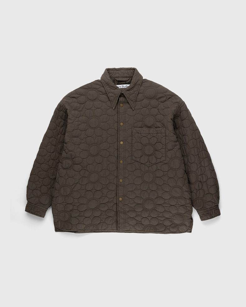 Acne Studios – Quilted Shirt Jacket Fox Grey