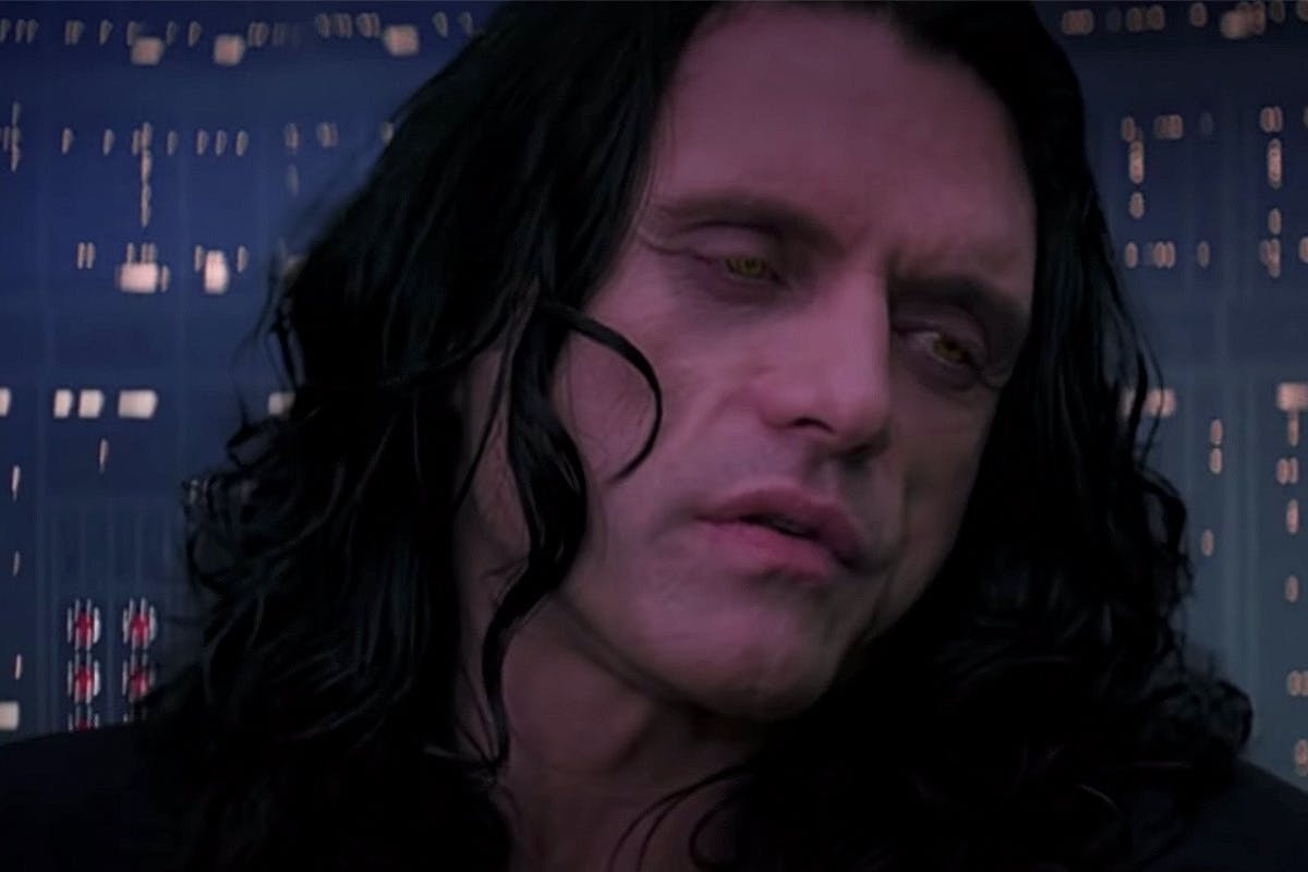 Tommy Wiseau Star Wars Saga closeup