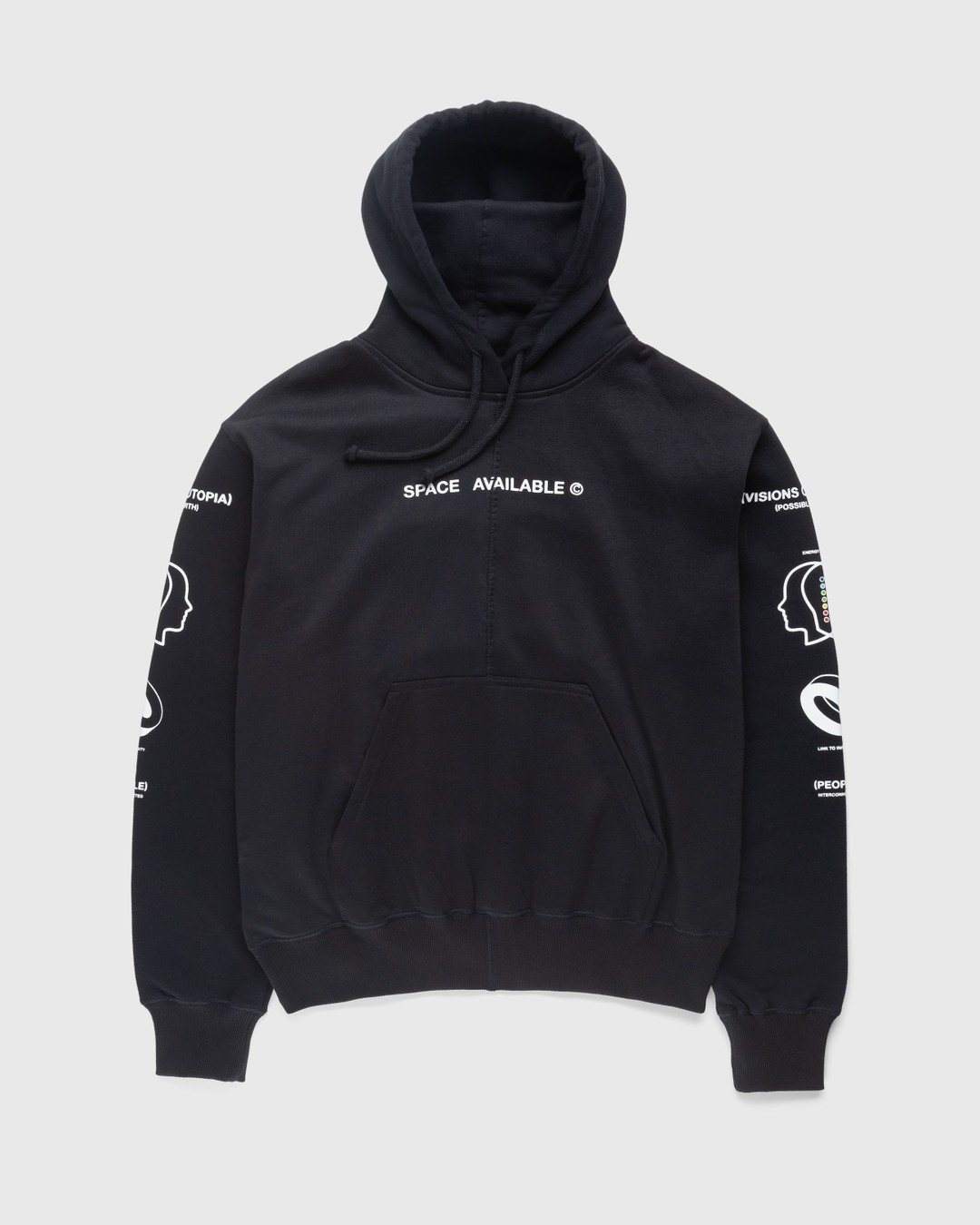 Space Available Studio – Artisan Nature Hoodie Black - Sweats - Black - Image 1