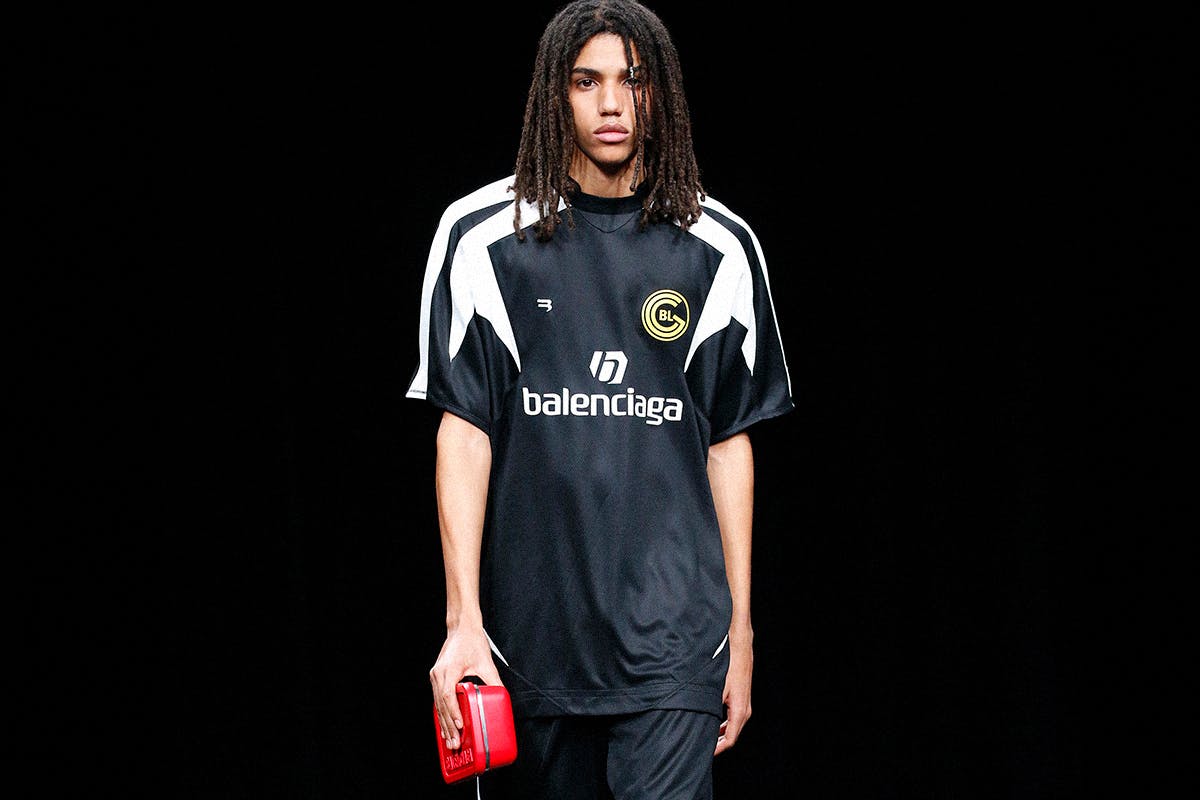 FW20 Balenciaga Oversized Soccer Jersey-