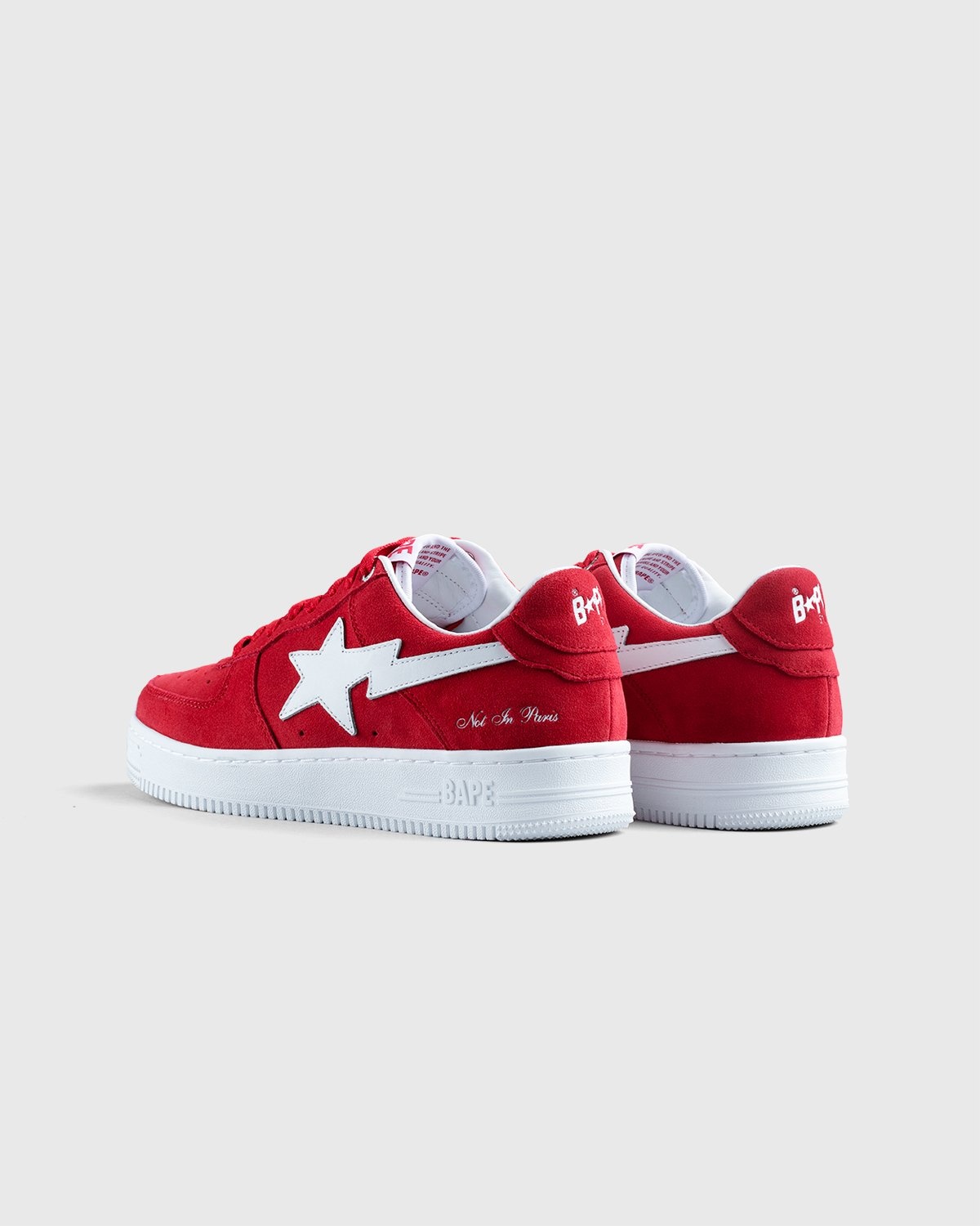 BAPE x Highsnobiety – BAPE STA Red - Sneakers - Red - Image 3