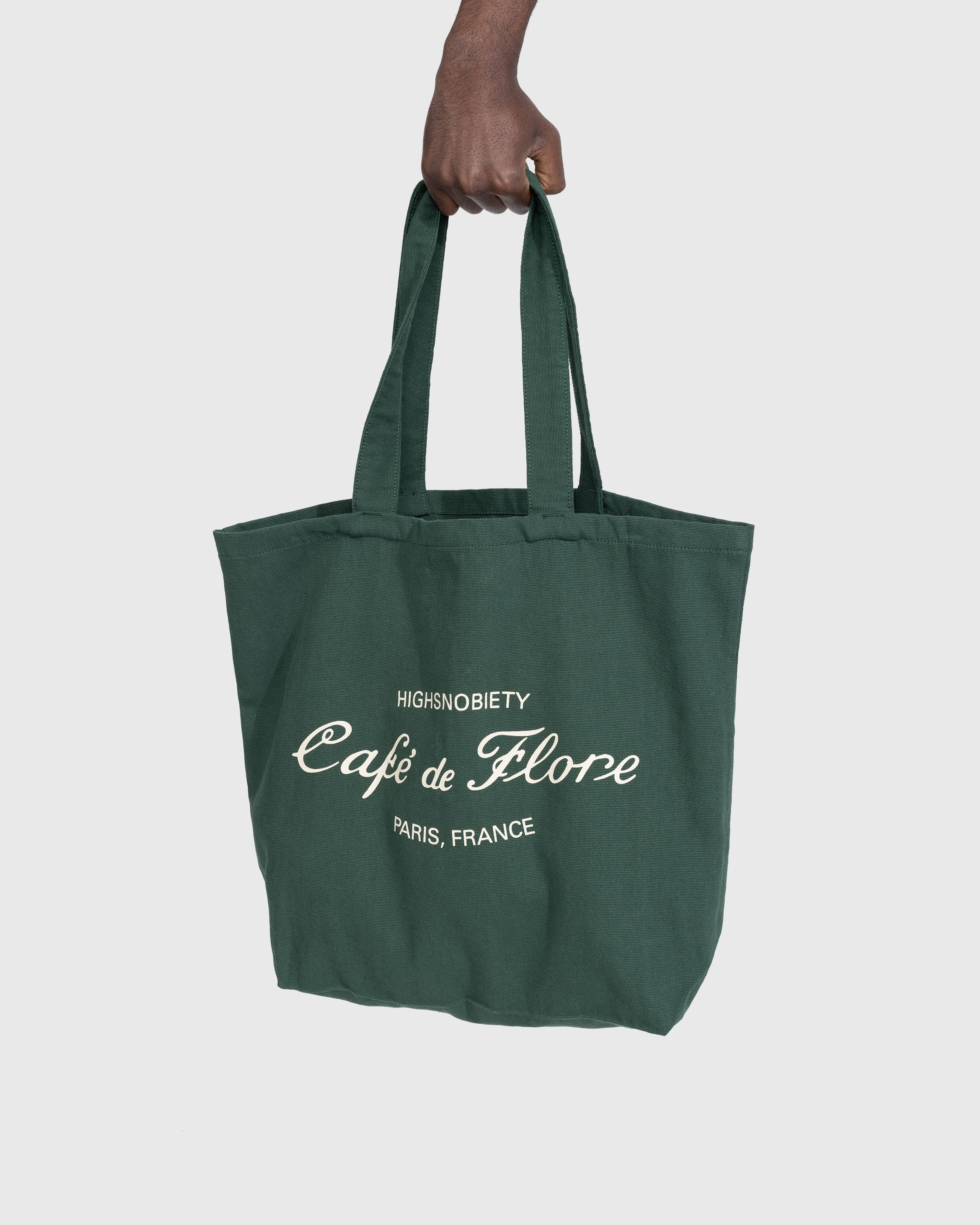 Café de Flore x Highsnobiety – Tote Bag - Bags - Green - Image 3