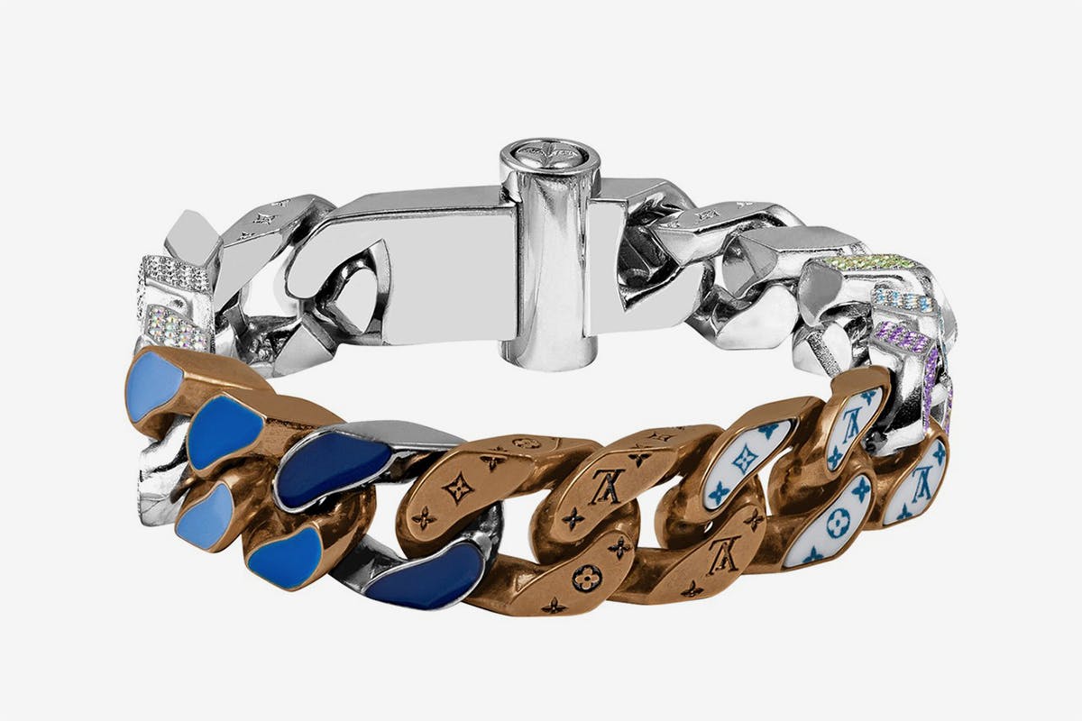 virgil abloh louis vuitton jewelry cuban chain