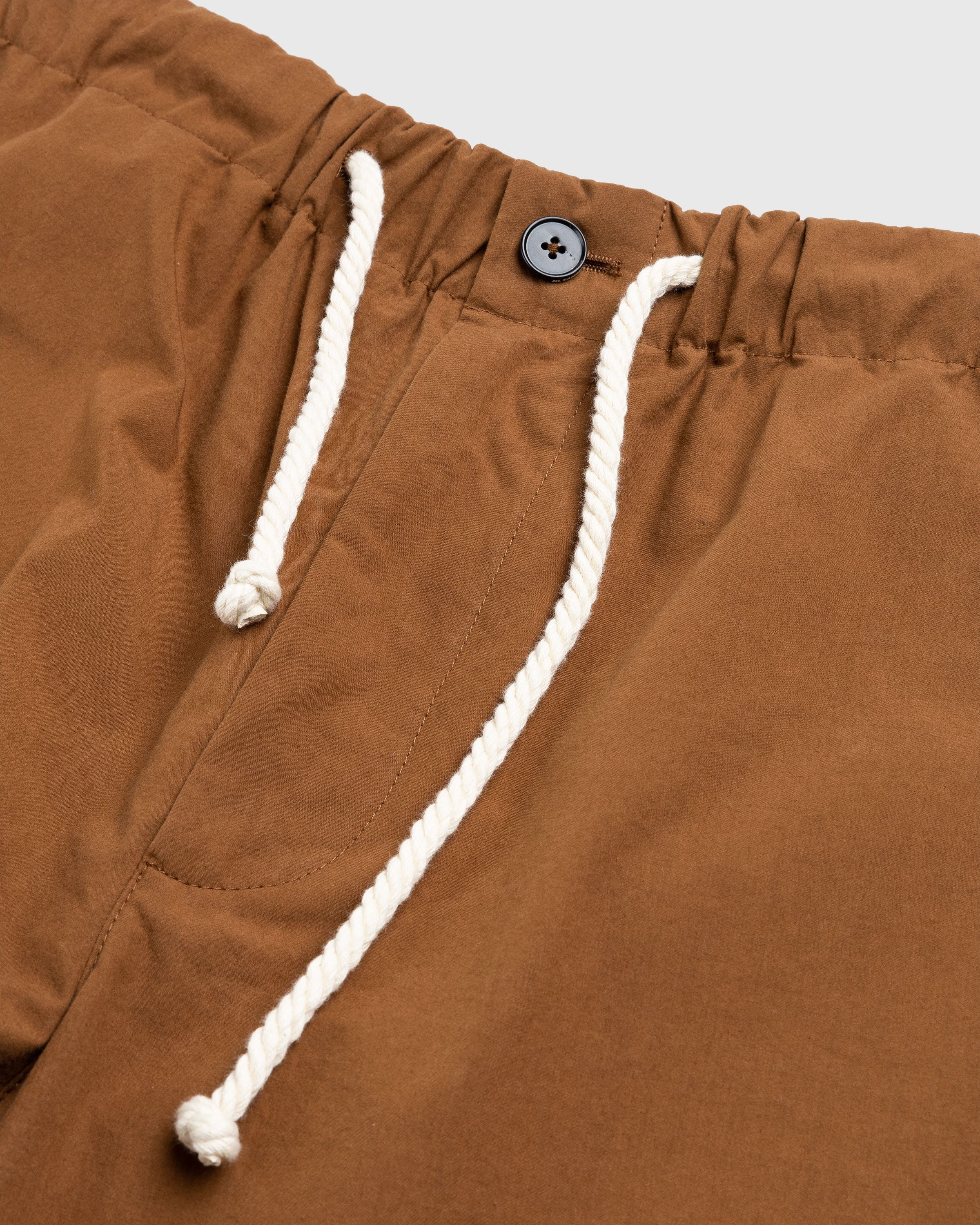 Jil Sander – Relaxed-Fit Cotton Trousers Tobacco - Pants - Brown - Image 4
