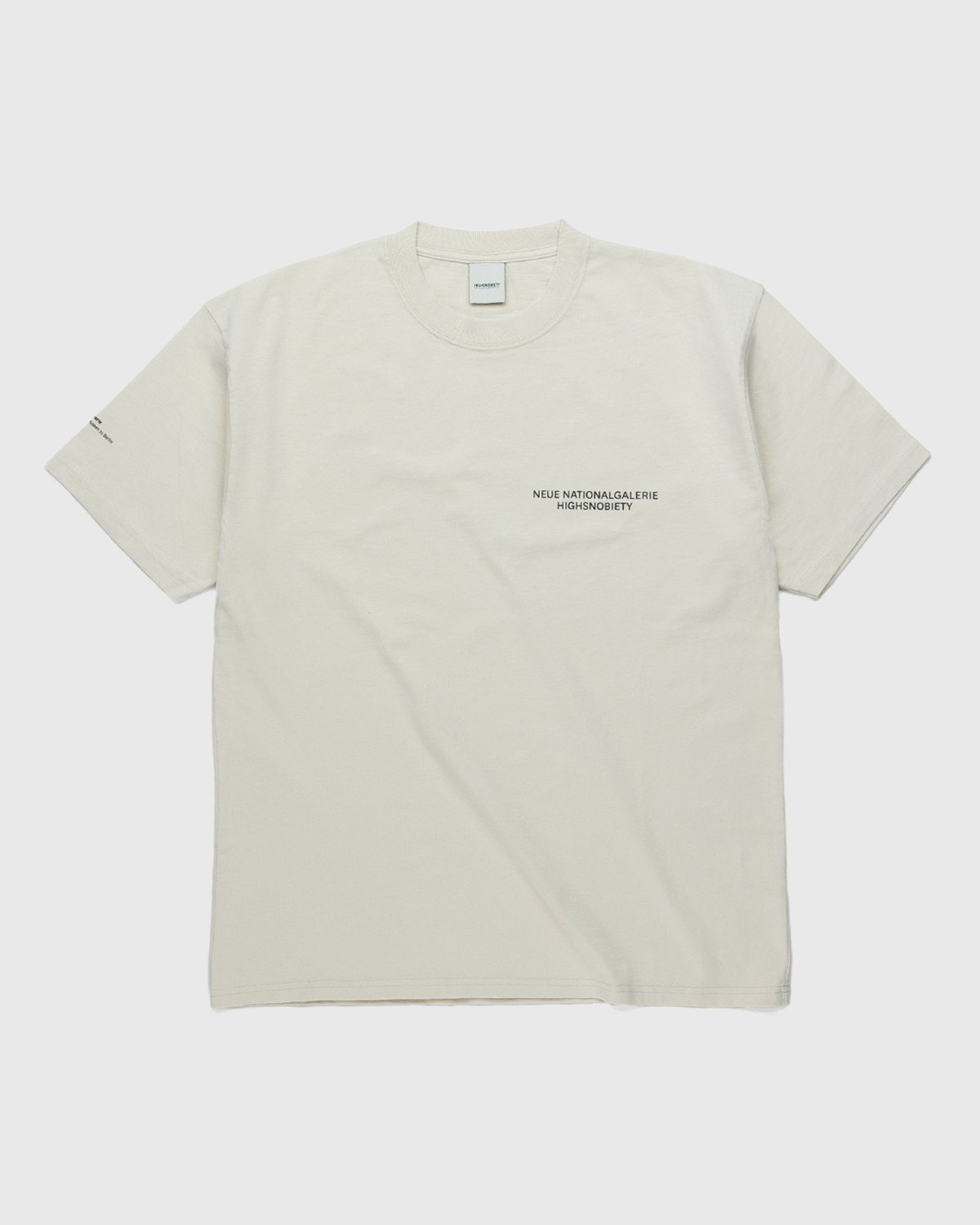 Highsnobiety – Neue National Galerie T-Shirt Eggshell - Tops - Beige - Image 2