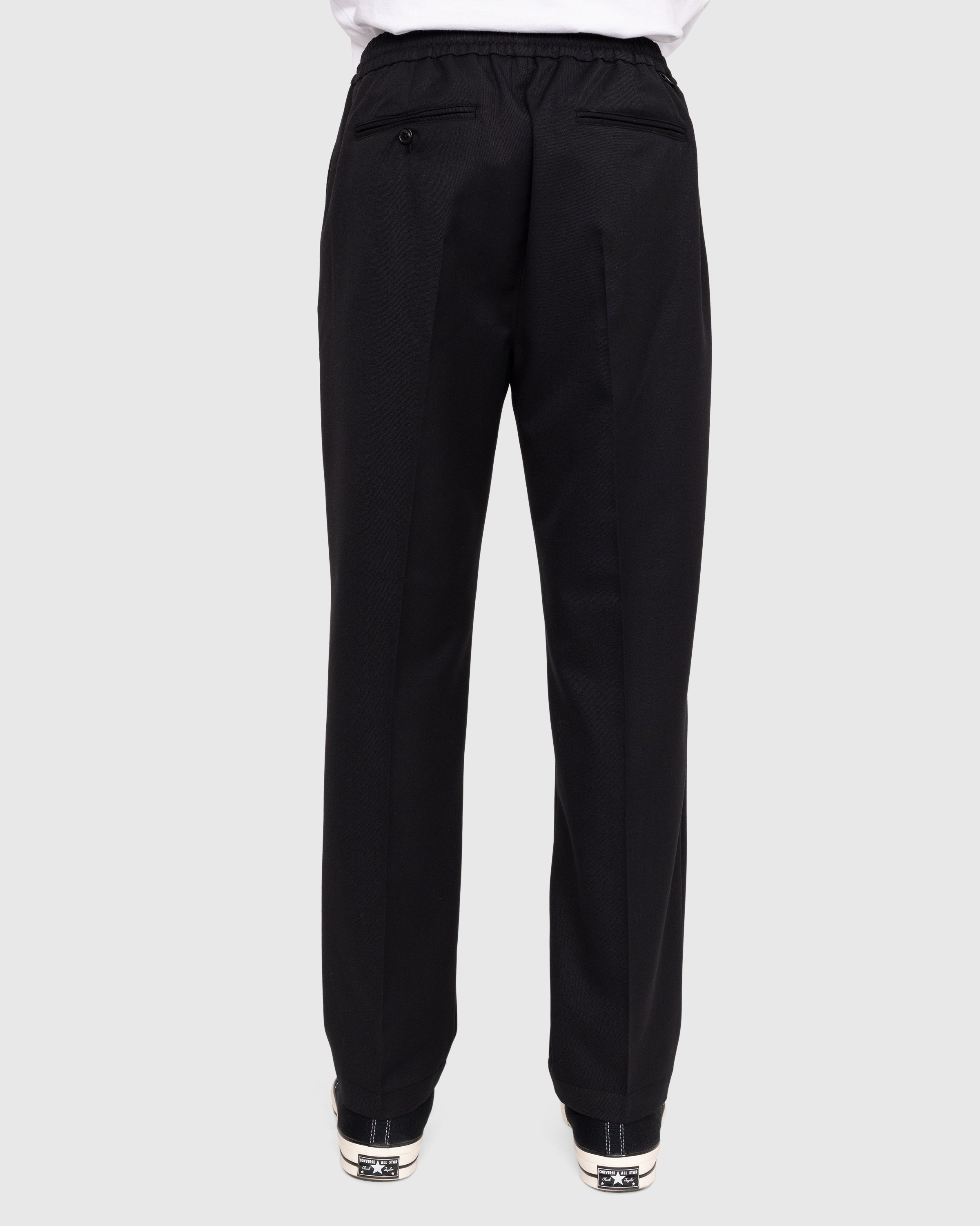 Highsnobiety – Wool Blend Elastic Pants Black - Pants - Black - Image 4