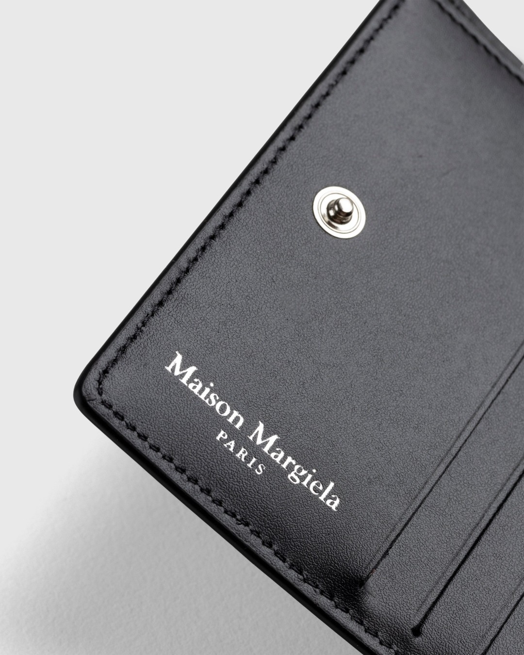 Maison Margiela – Leather Bifold Wallet Black - Wallets - Black - Image 6