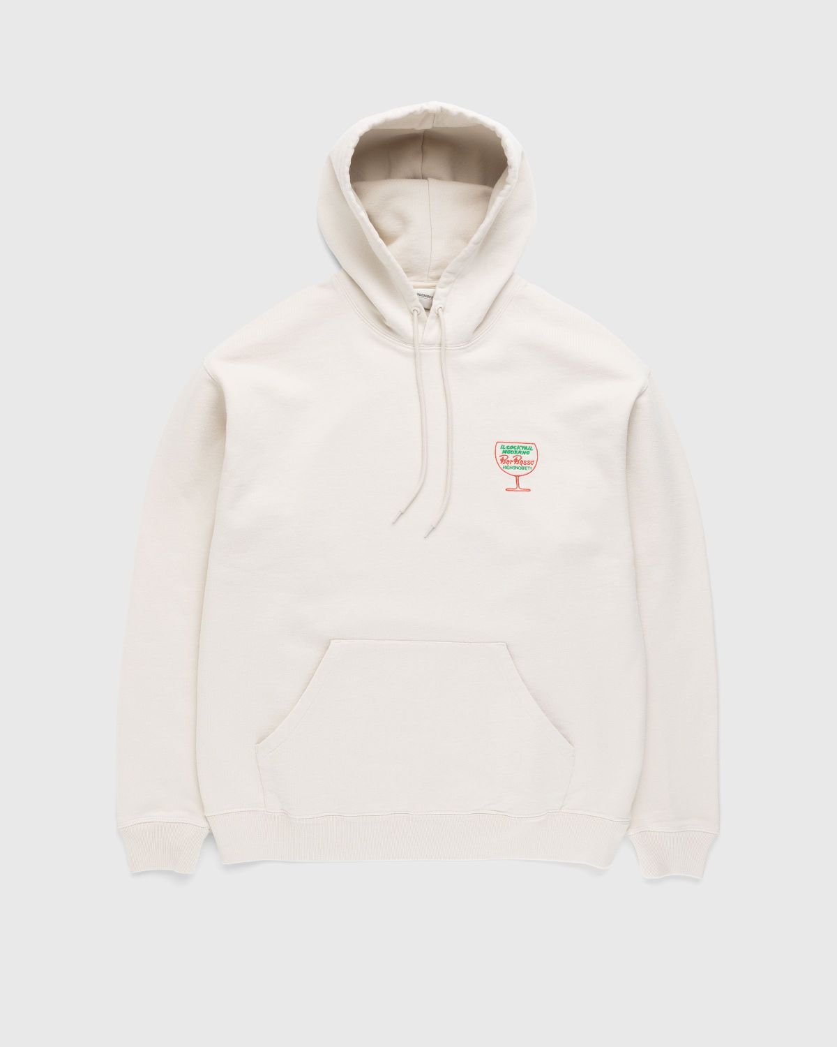 Bar Basso x Highsnobiety – Logo Hoodie Eggshell - Sweats - Beige - Image 2