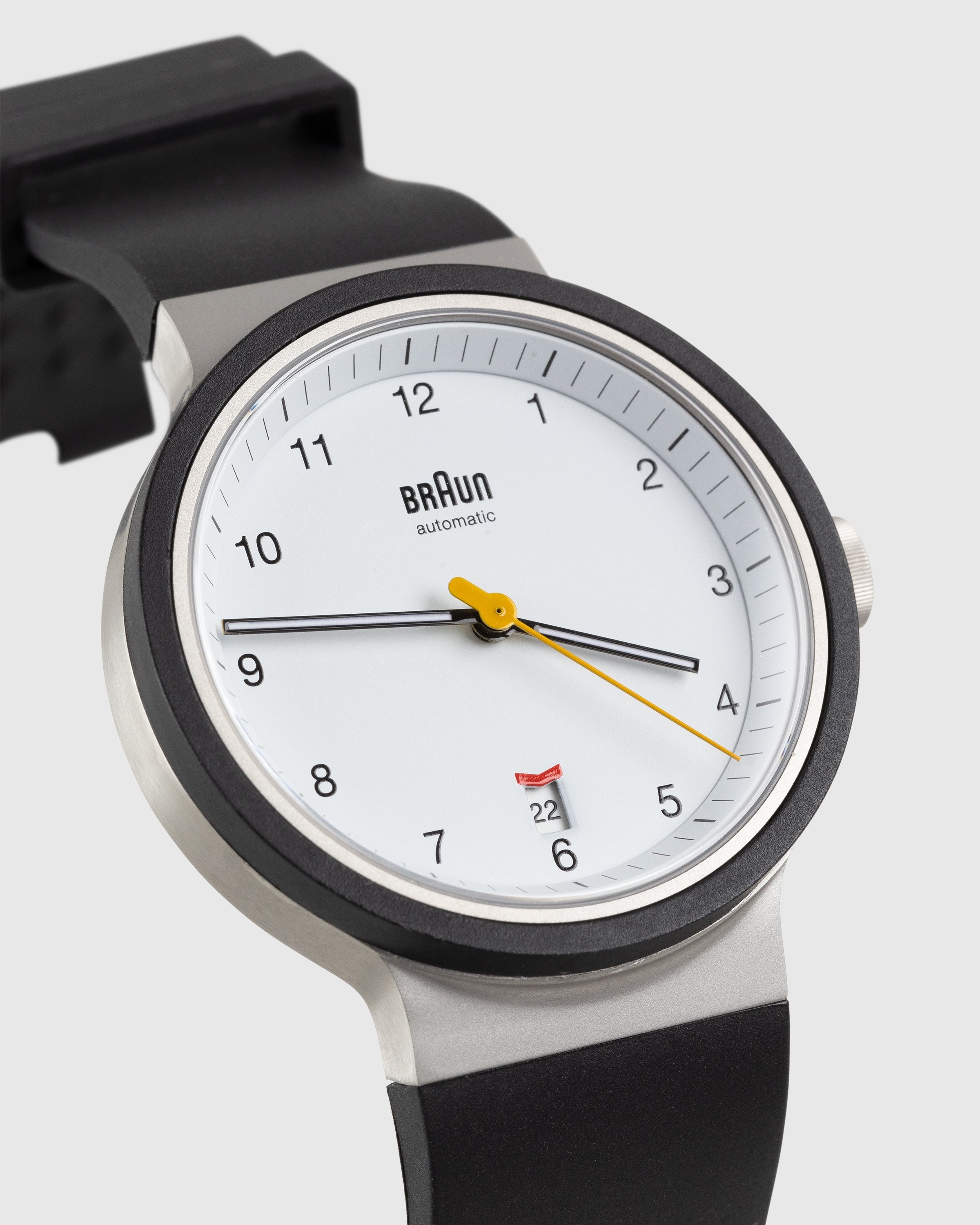 BRAUN – Gents BN0278 Automatic Watch Black Leather Strap - Automatic - Black - Image 2