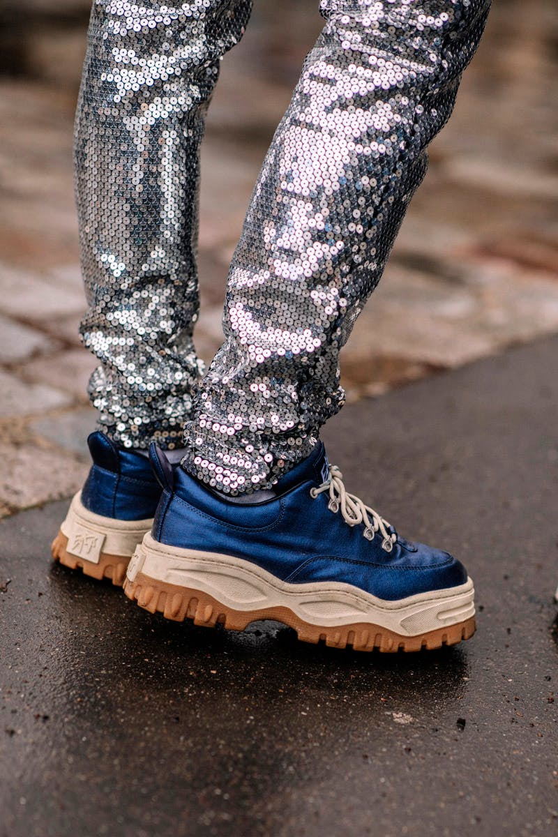 paris fashion week womens fw19 sneaker street style Adidas Balenciaga Nike
