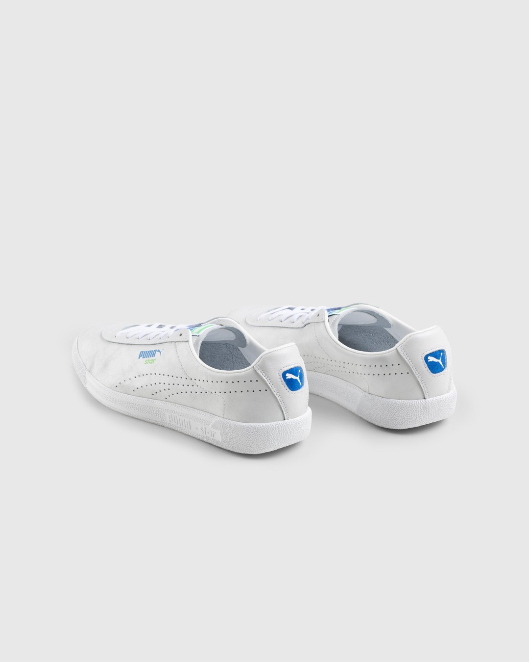 White green puma sale shoes