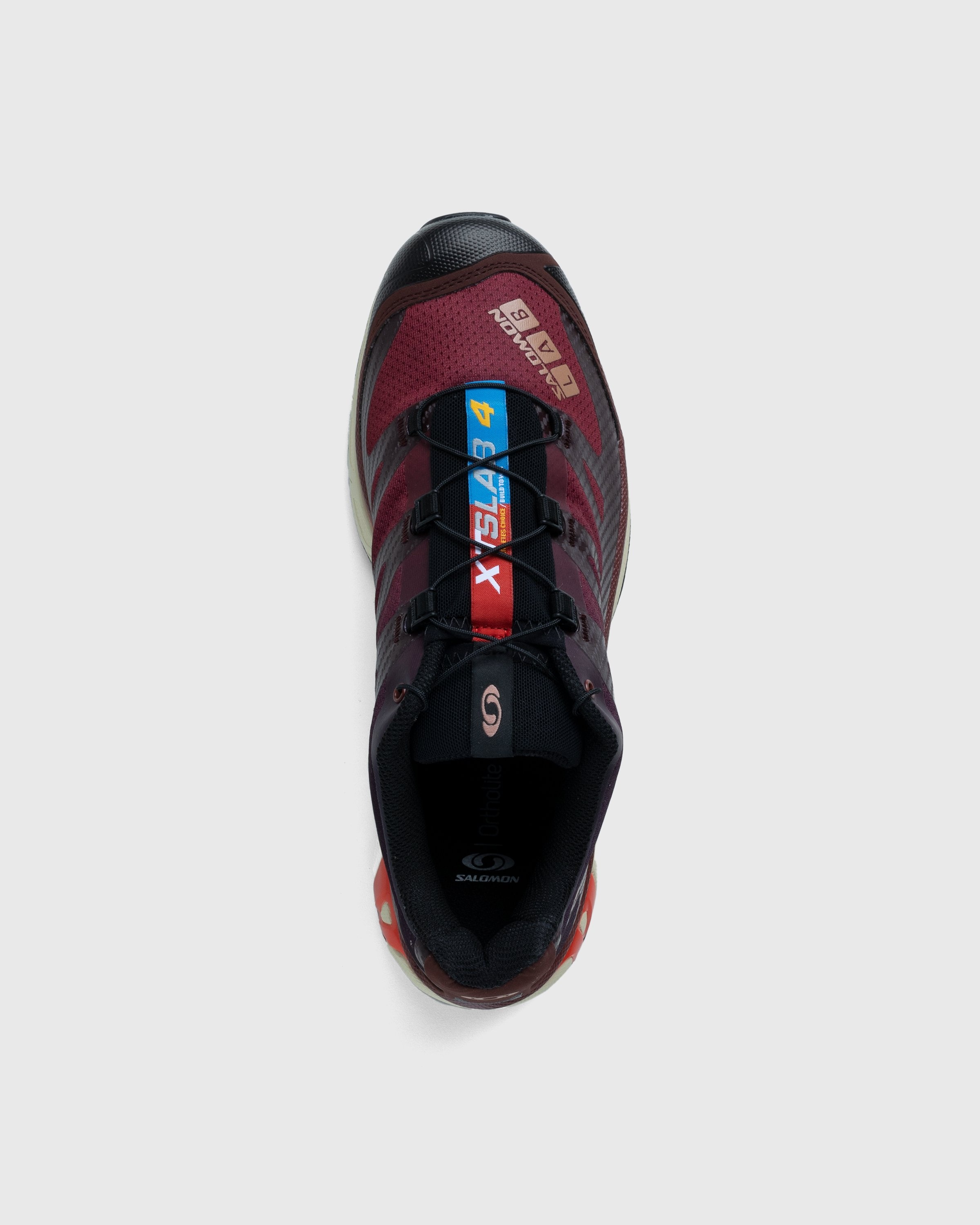 Salomon – XT-4 Bitter Chocolate/Mocha Mousse/Fiery Red - Sneakers - Red - Image 5