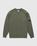 Light Terry Knitted Sweatshirt Bronze Green