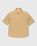 Lemaire – Regular Collar Short Sleeve Shirt Golden Sand - Shortsleeve Shirts - Yellow - Image 1