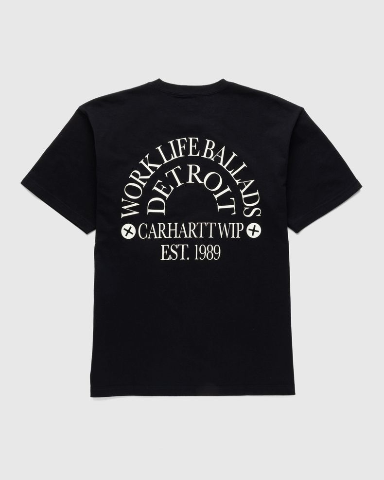 Work Varsity T-Shirt Black/Wax