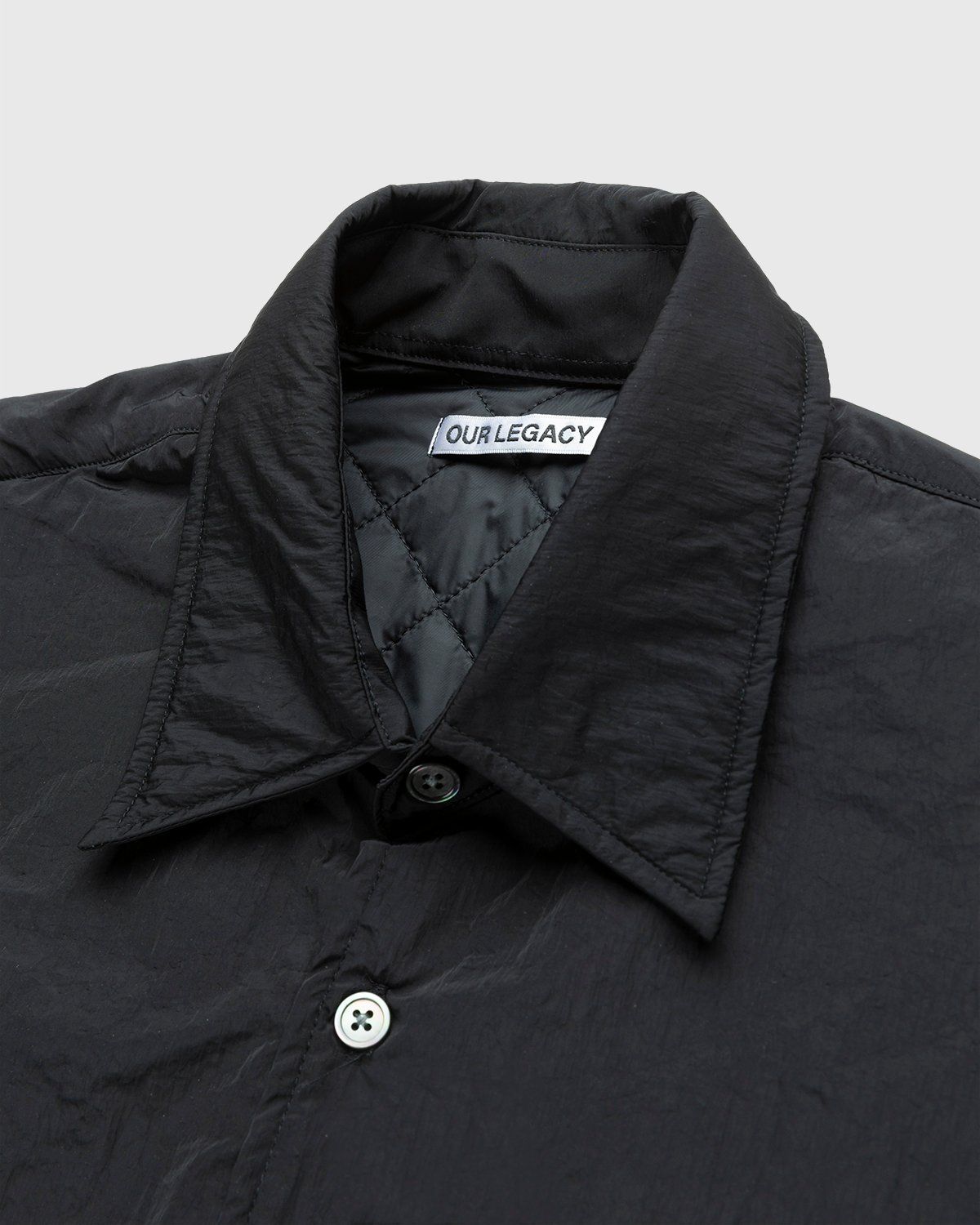 Our Legacy – Tech Borrowed Jacket Padded Black - Outerwear - Black - Image 4