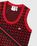 Adidas x Wales Bonner – WB Knit Vest Scarlet/Black - Gilets - Red - Image 3